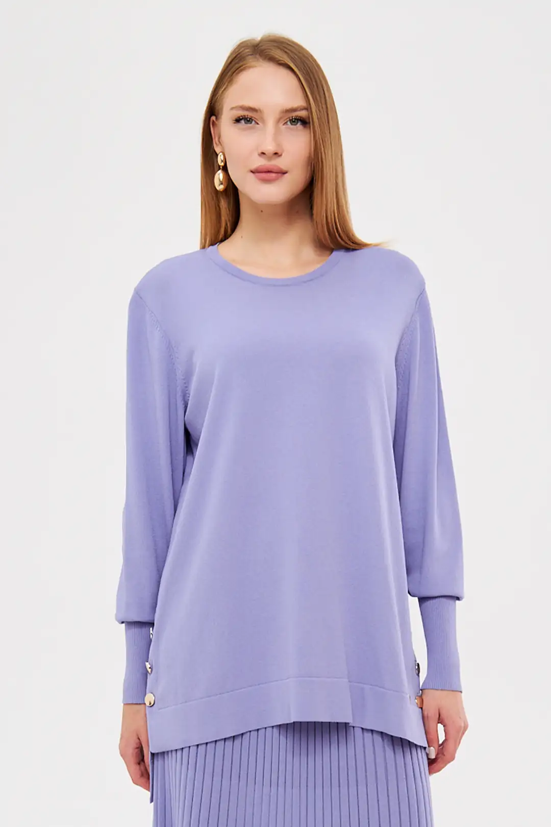 Triko Rayon Soğuk İplik Asmin Tunik