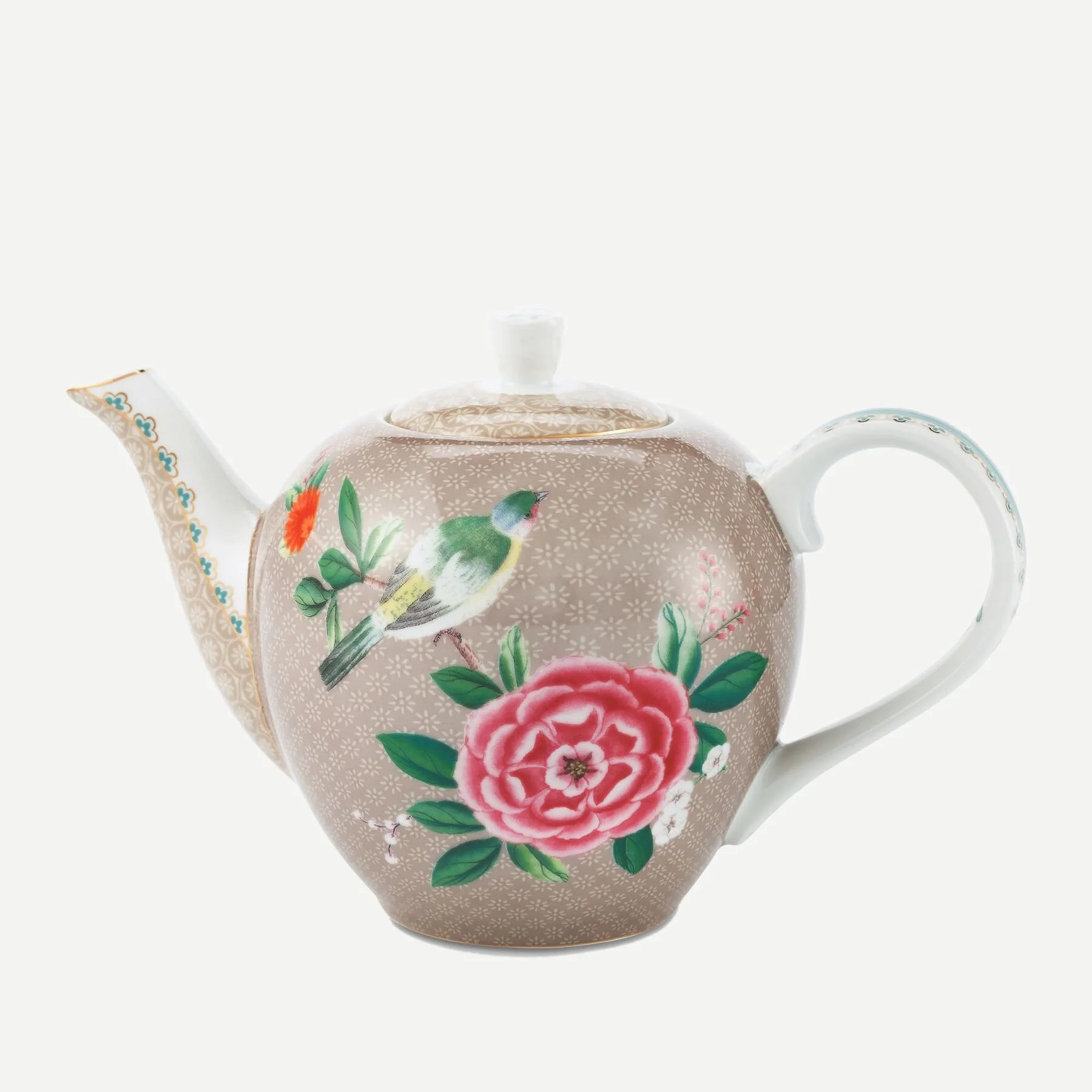 Haki Porselen Demlik 750 Ml Blushing Birds Collection by Pip Studio