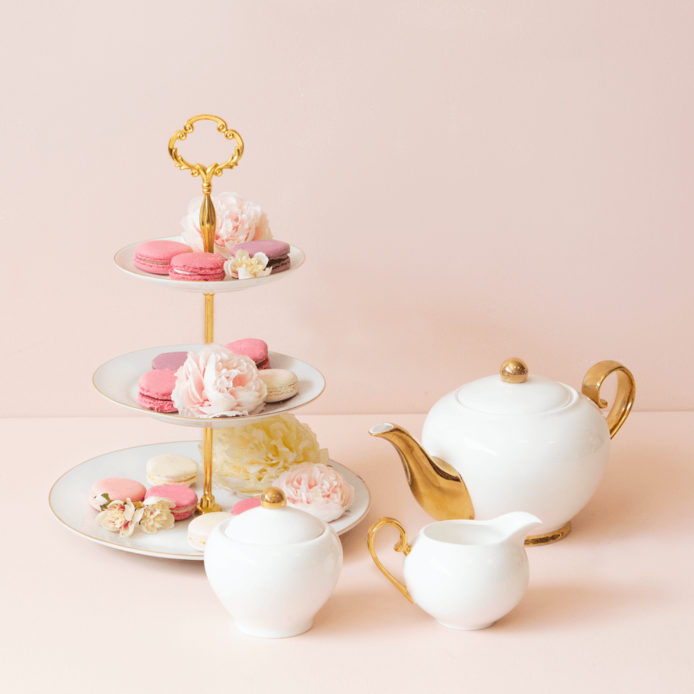 3 Tier Cake Stand Ivory