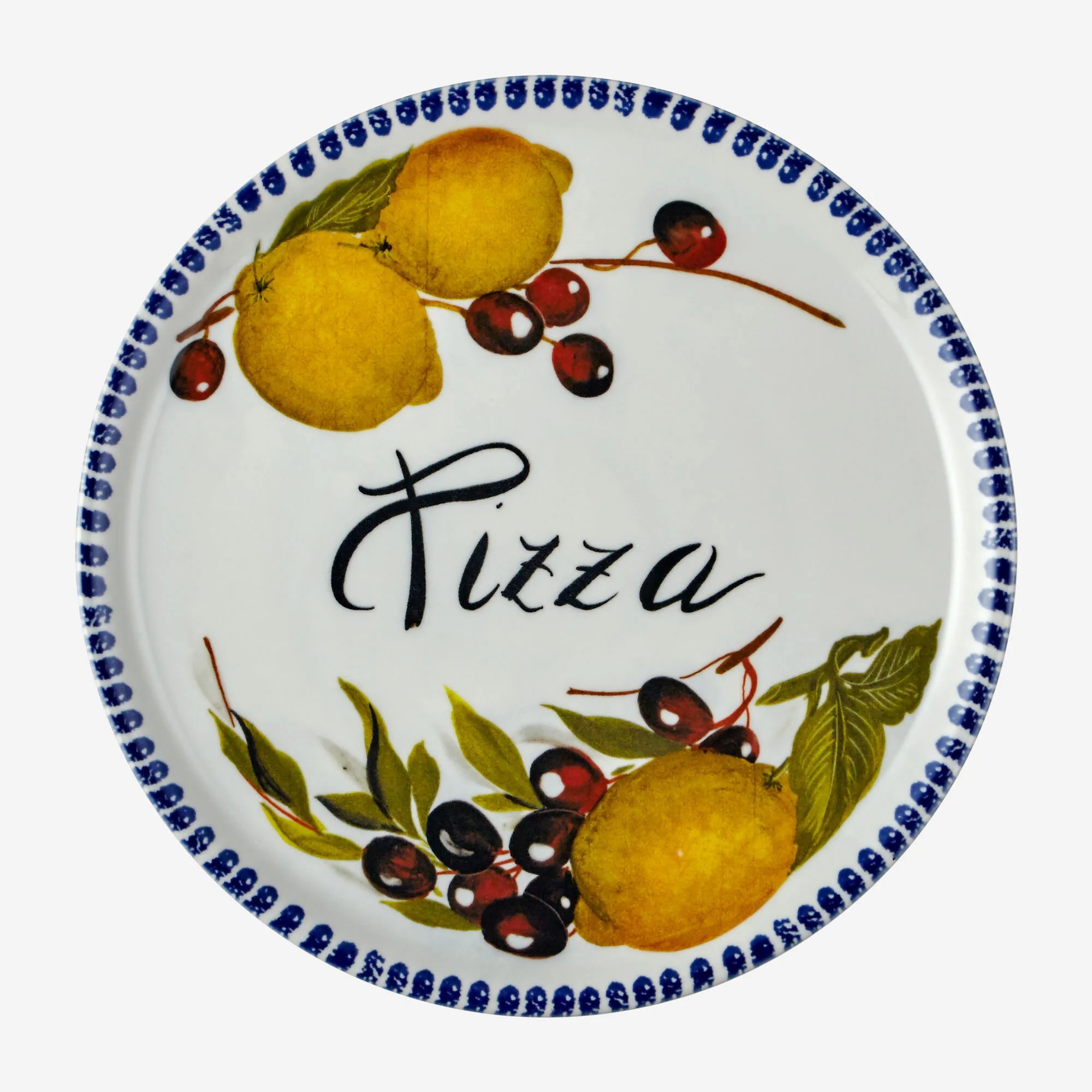 Beyaz Seramik Pizza Tabağı 33 Cm Collection by Edelweiss Italy