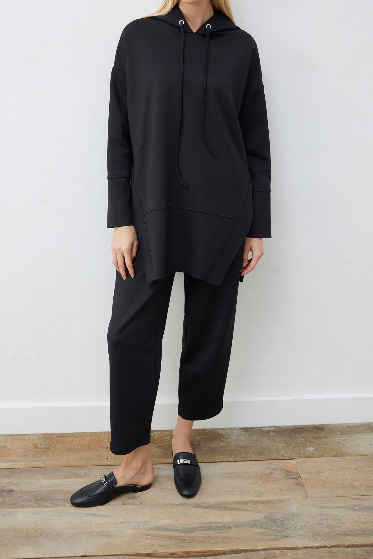 SETA SCUBA TUNIK SİYAH