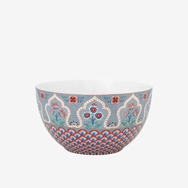 Mavi Porselen Kase 18 Cm Flower Festival Collection by Pip Studio