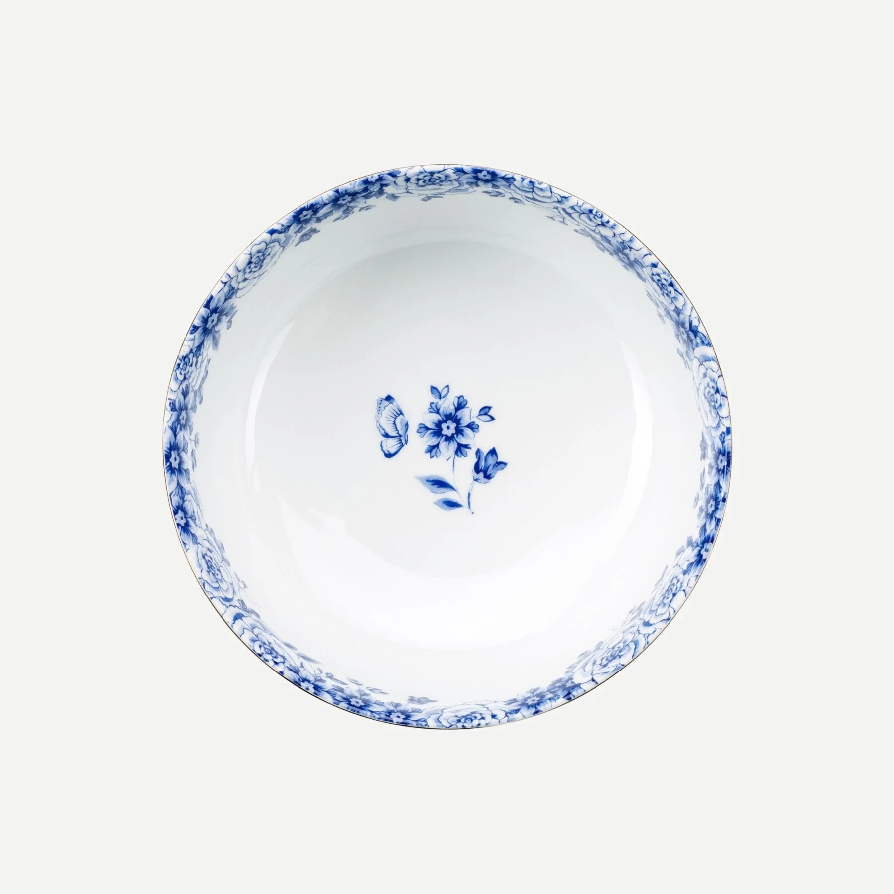 Mavi Beyaz Porselen Kase 20 Cm Royal White Collection by Pip Studio