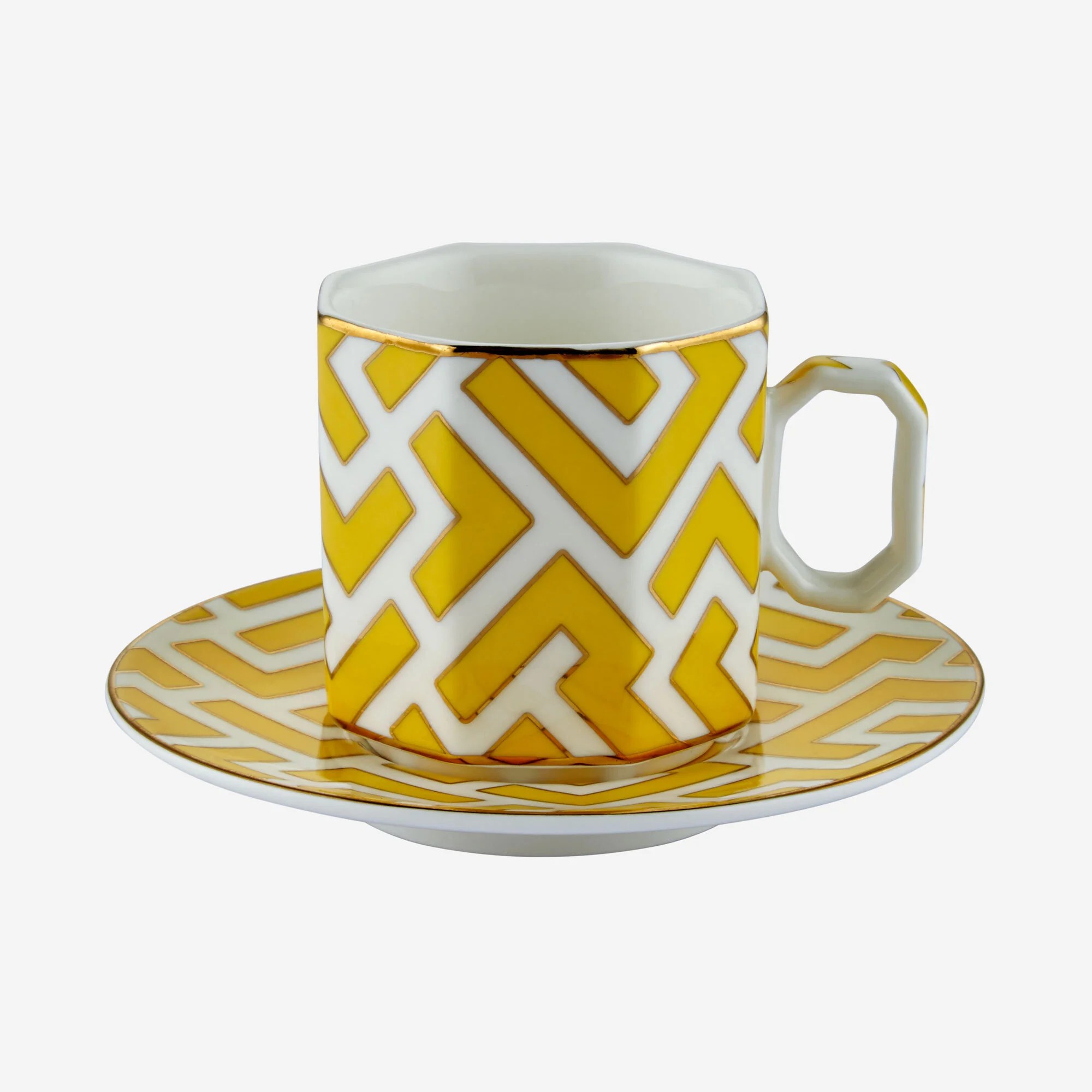 Sarı Porselen Kahve Fincan Seti 90 Ml Collection by Chiara Alessi