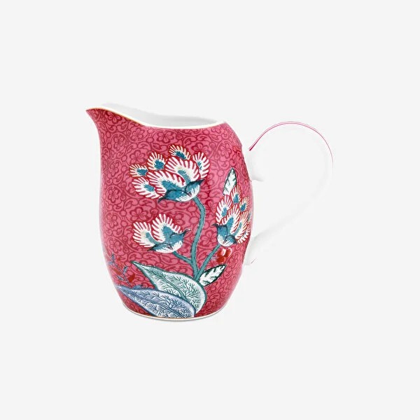Kırmızı Porselen Sütlük 250 Ml Flower Festival Collection by Pip Studio