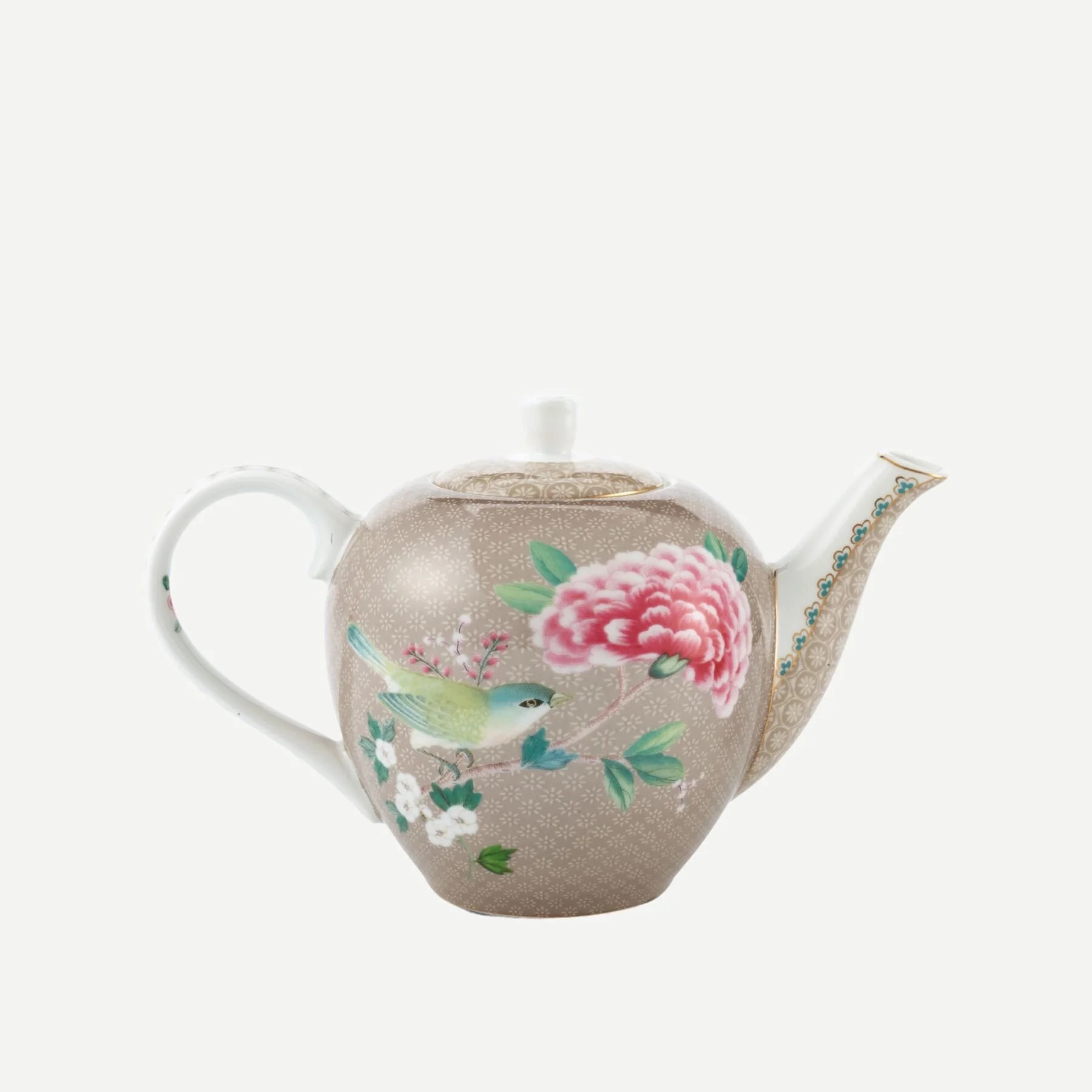 Haki Porselen Demlik 750 Ml Blushing Birds Collection by Pip Studio