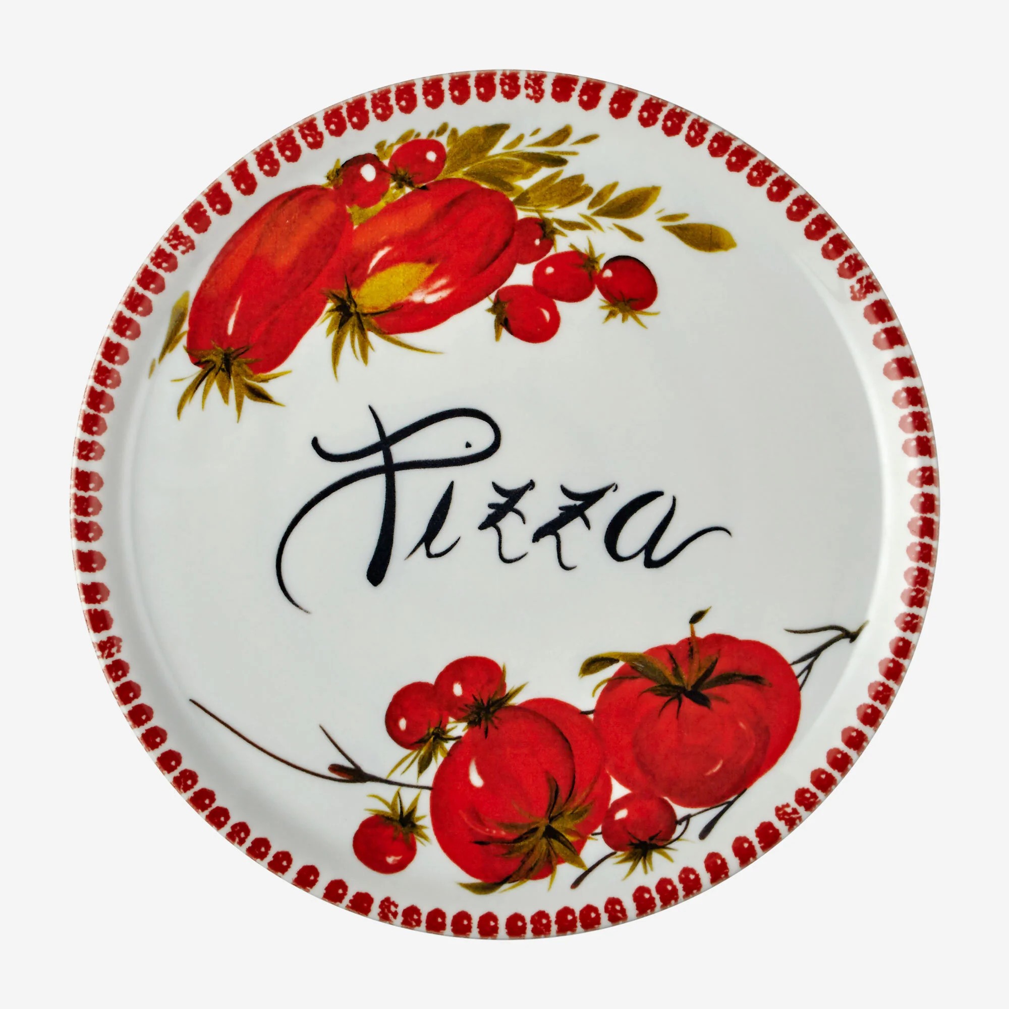 Beyaz Seramik Pizza Tabağı 33 Cm Collection by Edelweiss Italy