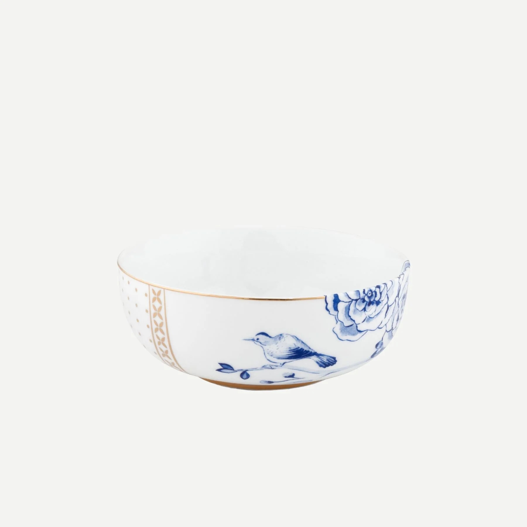 Mavi Beyaz Porselen Kase 12,5 Cm Royal White Collection by Pip Studio