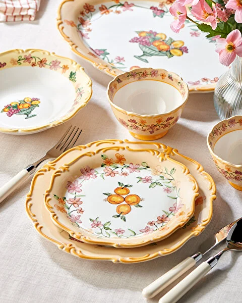 Turuncu Stoneware Kahve Fincan Seti 90 Ml Il Sogno Collection by Chiara Alessi