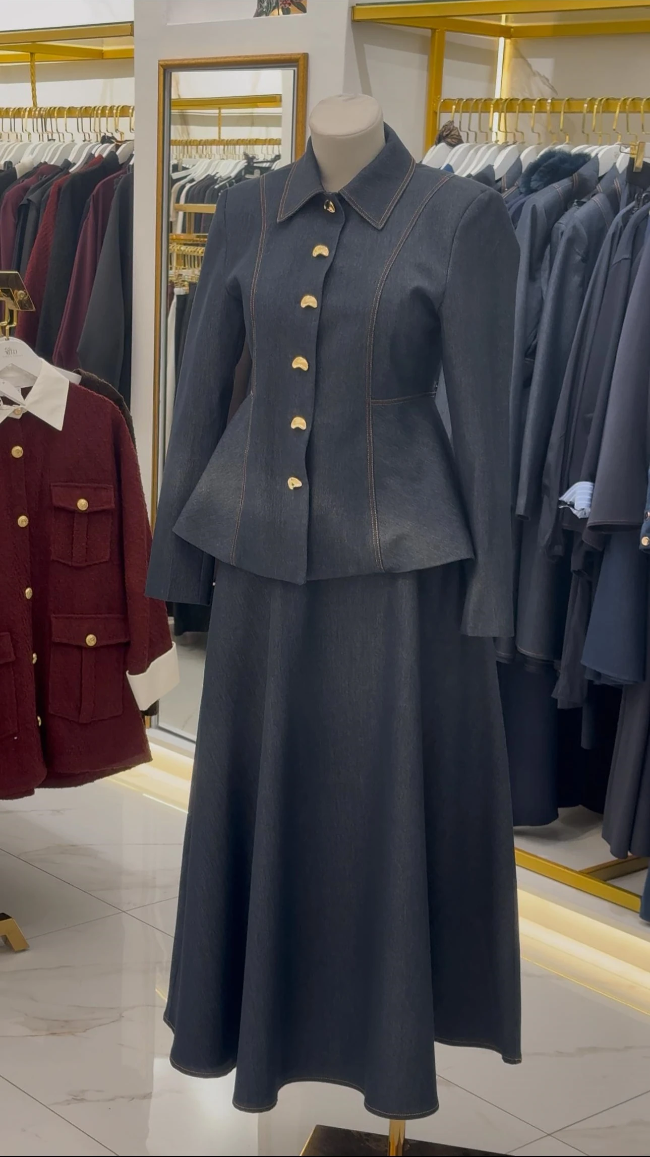 DENİM KOT ETEK TAKIM 