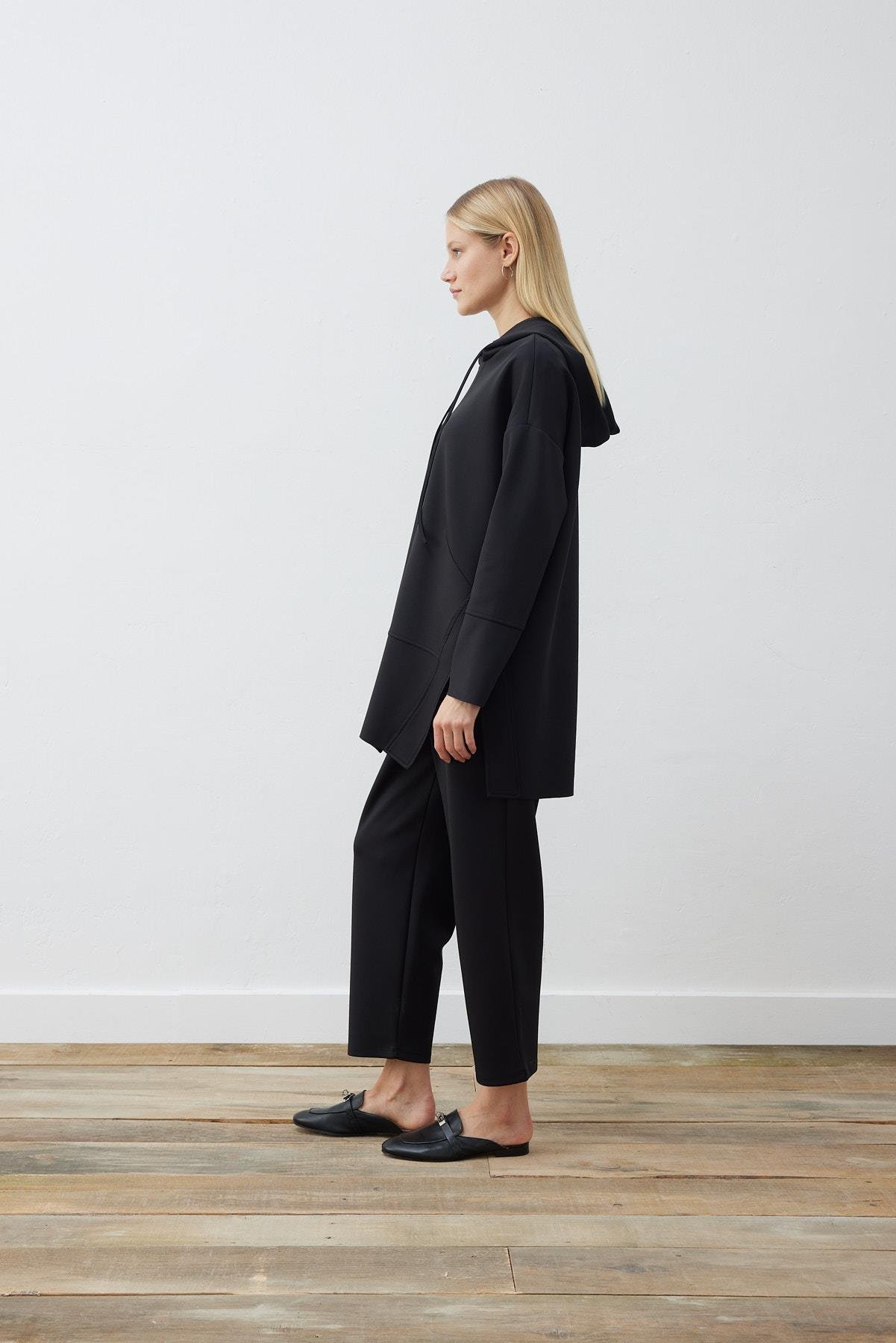 SETA SCUBA TUNIK SİYAH