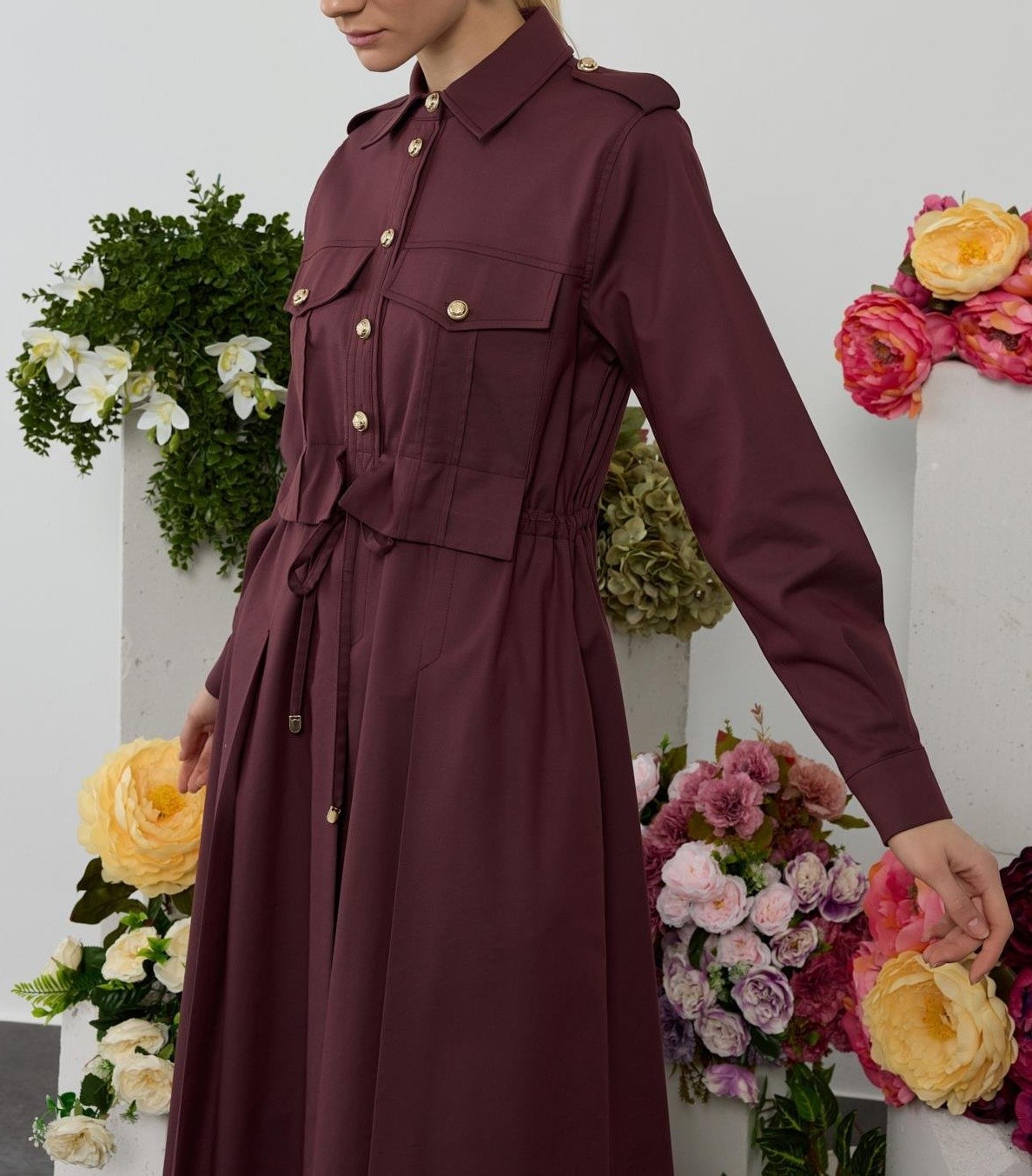 NEW DAPHNE ELBİSE MÜRDÜM