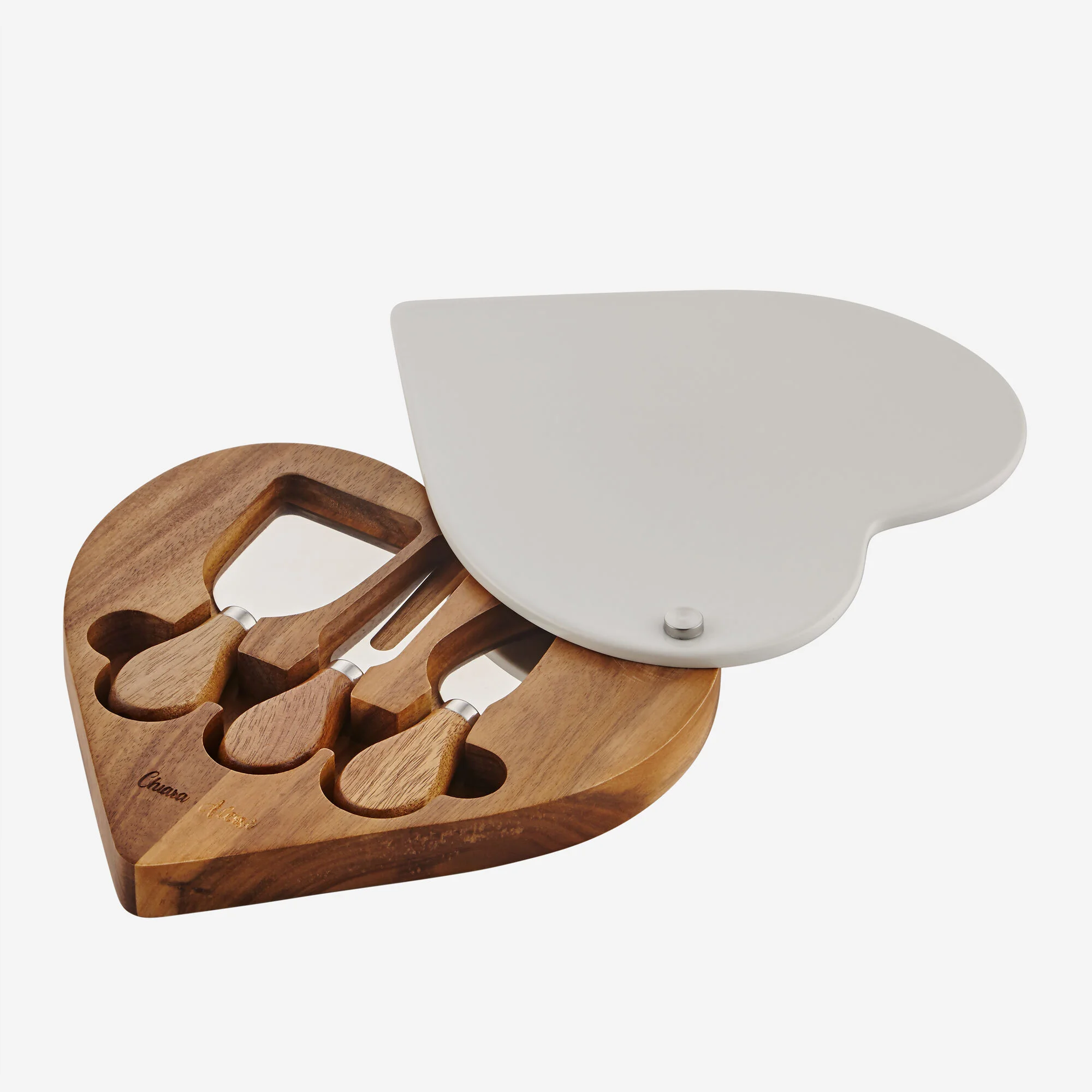 Kahverengi Ahşap Peynir Sunum Tabağı Collection by Chiara Alessi