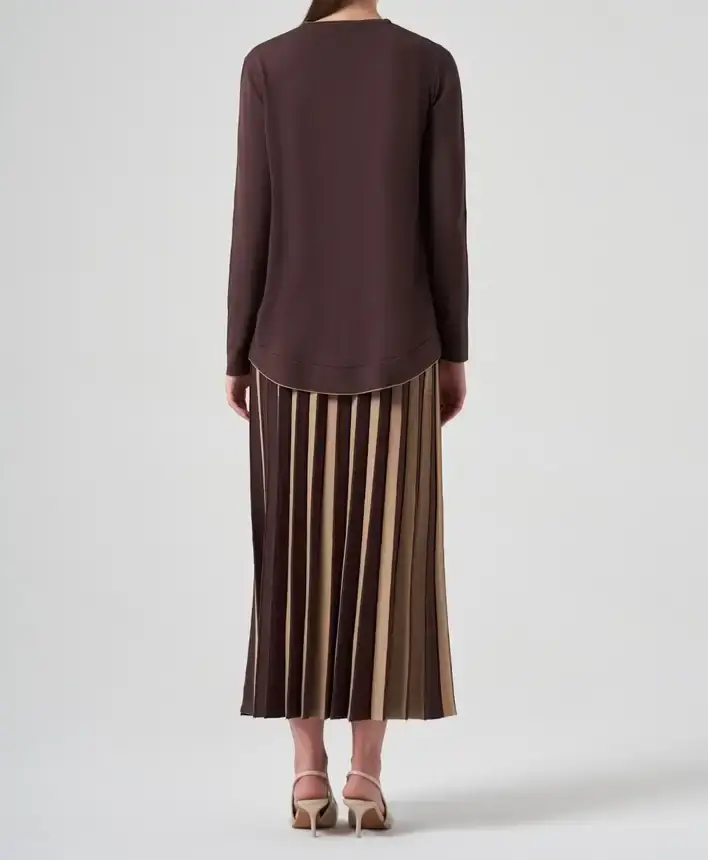 ÇİFT RENK TRİKO ETEKLİ TAKIM 