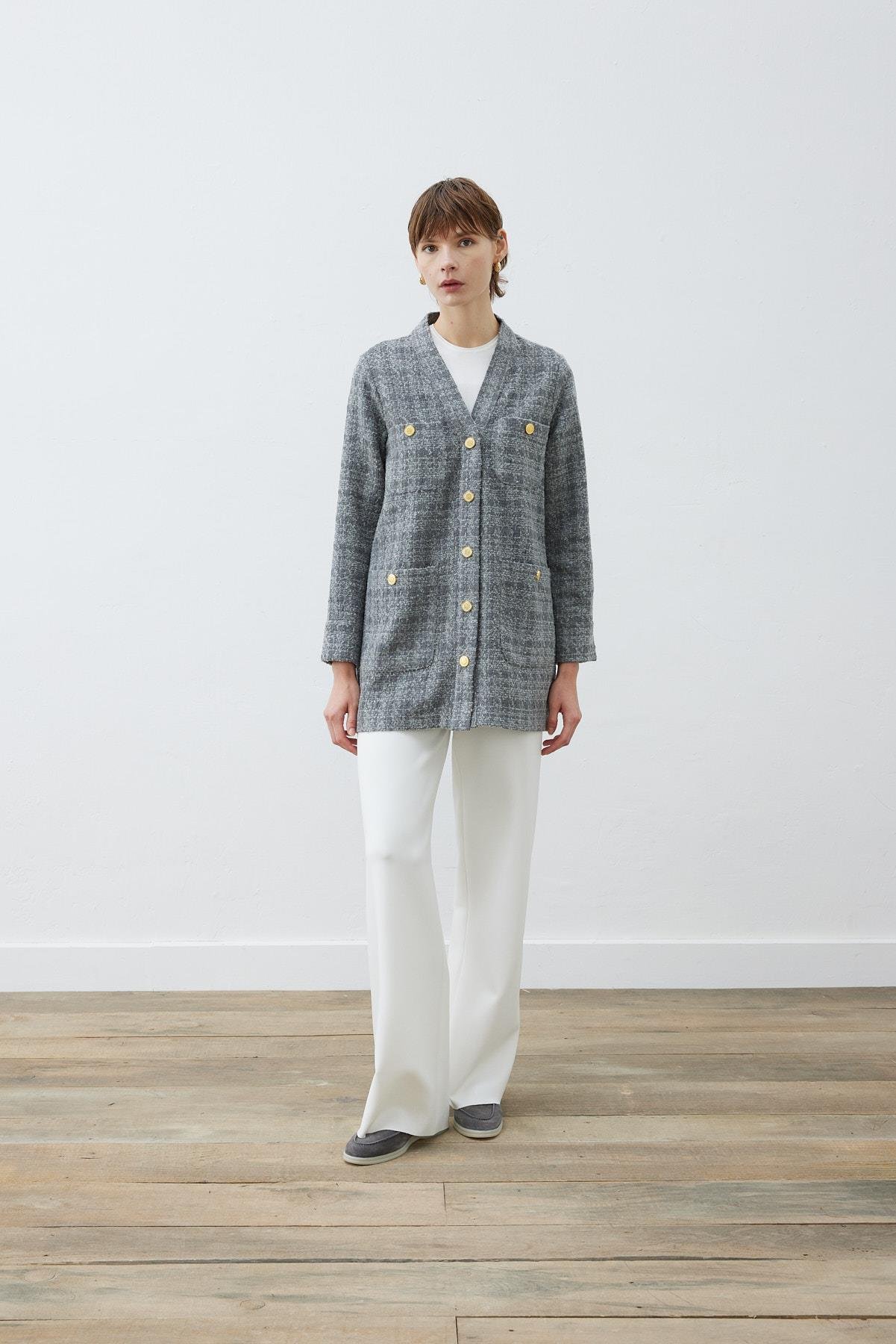 DAPHNE TUVİT KOLEJ HIRKA GRİ