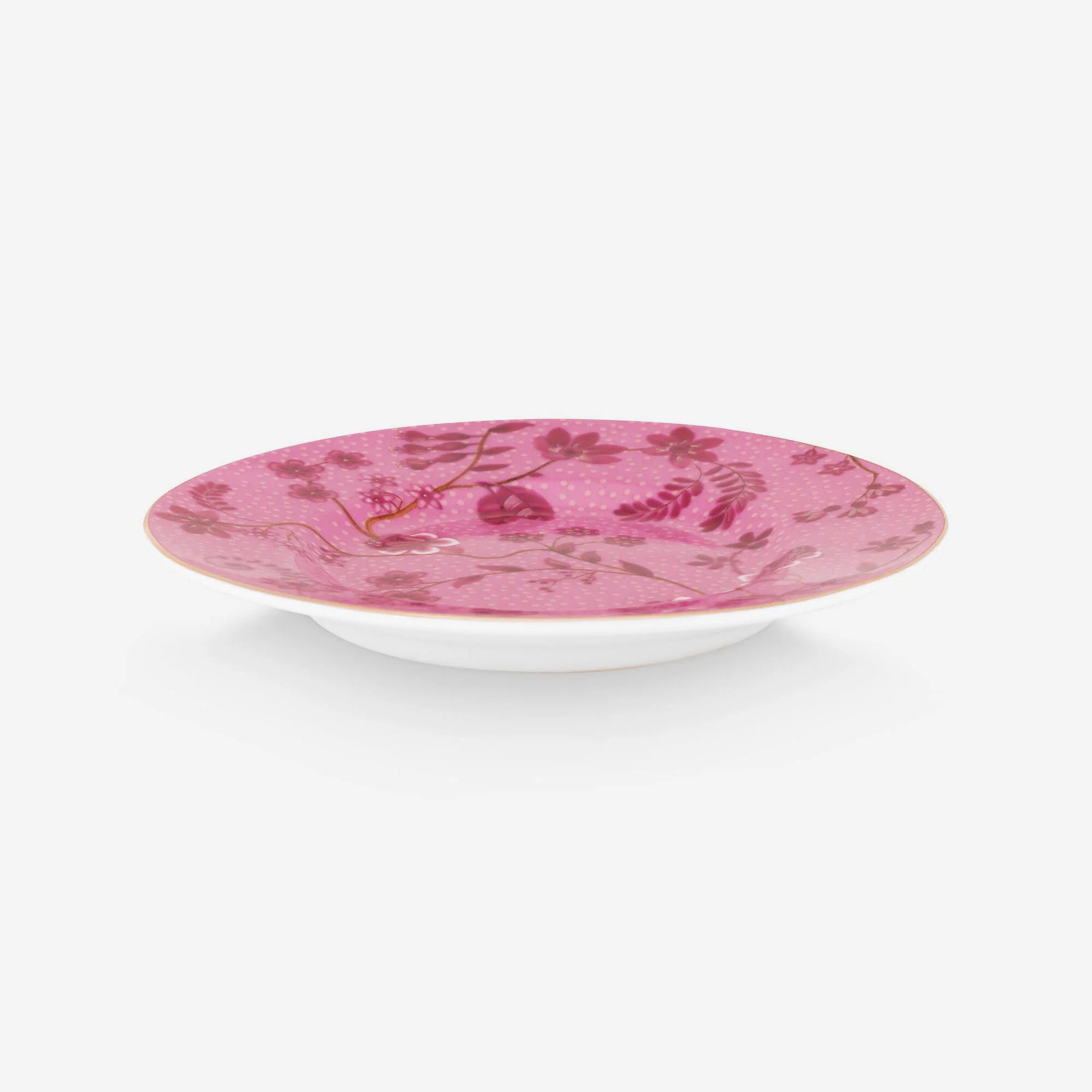 Pembe Porselen Petit Four Tabağı 12 Cm Jolie Collection by Pip Studio