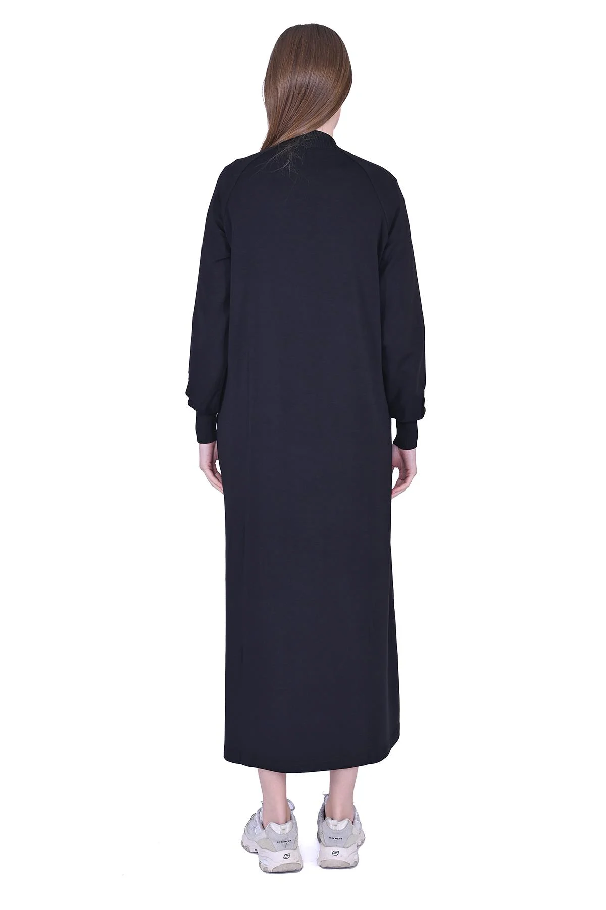 Dantel Eşortman Elbise SİYAH