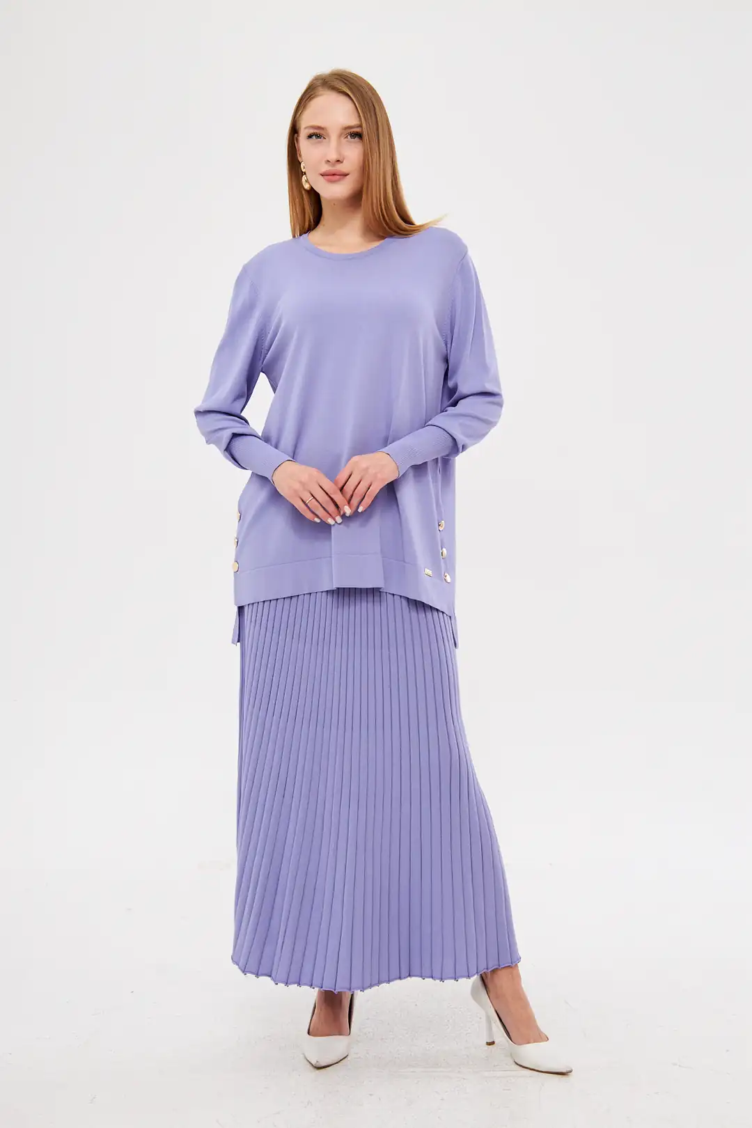 Triko Rayon Soğuk İplik Asmin Tunik