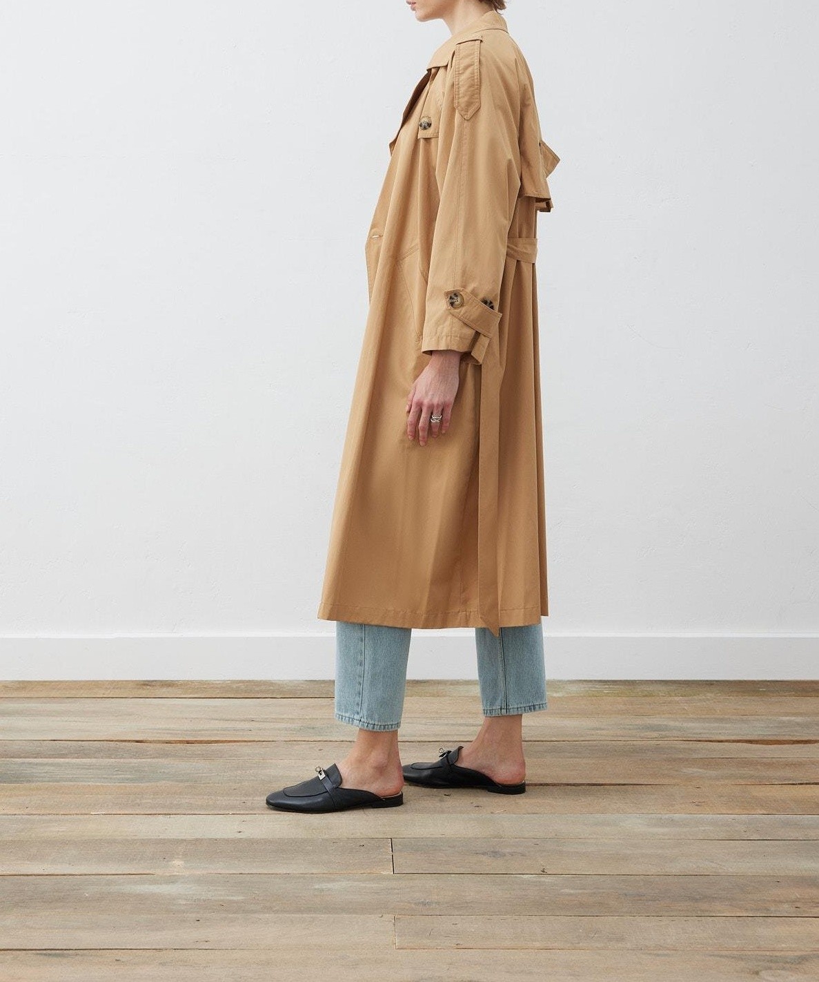 MİLA UZUN TRENÇKOT CAMEL