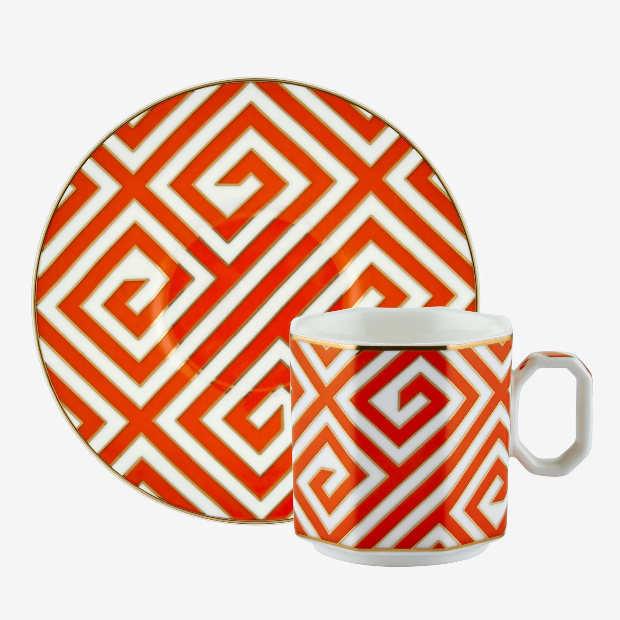 Turuncu Porselen Kahve Fincan Seti 90 Ml Collection by Chiara Alessi