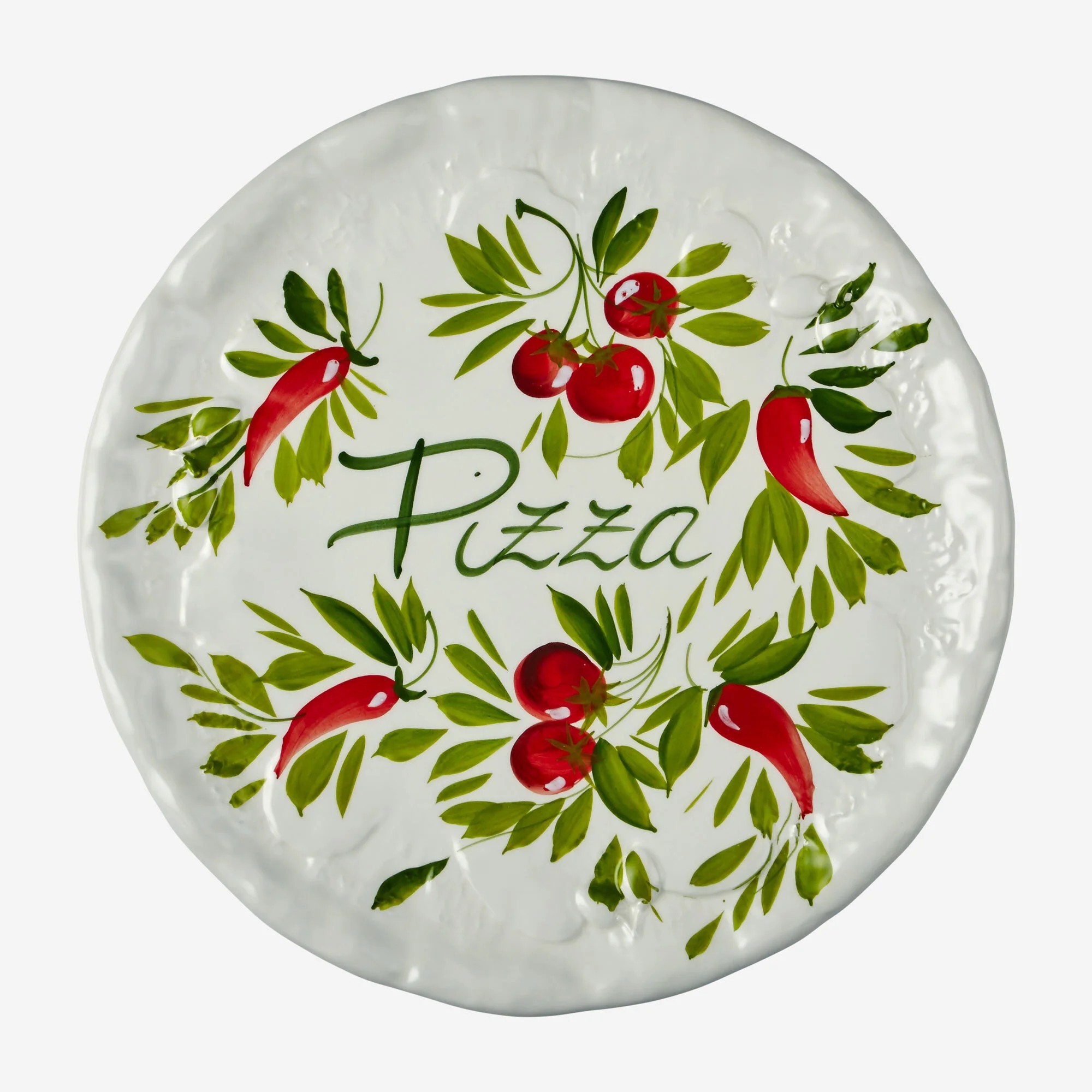 Beyaz Seramik Pizza Tabağı 33 Cm Collection by Edelweiss Italy
