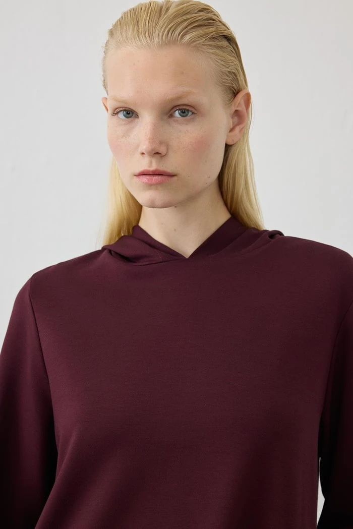 MİORİ BERN PANTOLONLU MODAL TAKIM BORDO