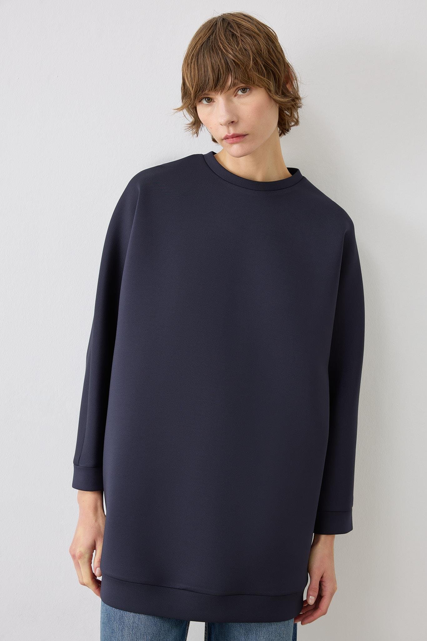 SCUBA PUF SWEAT LACİVERT