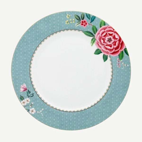 Mavi Porselen Yemek Tabağı 26,5 Cm Blushing Birds Collection by Pip Studio