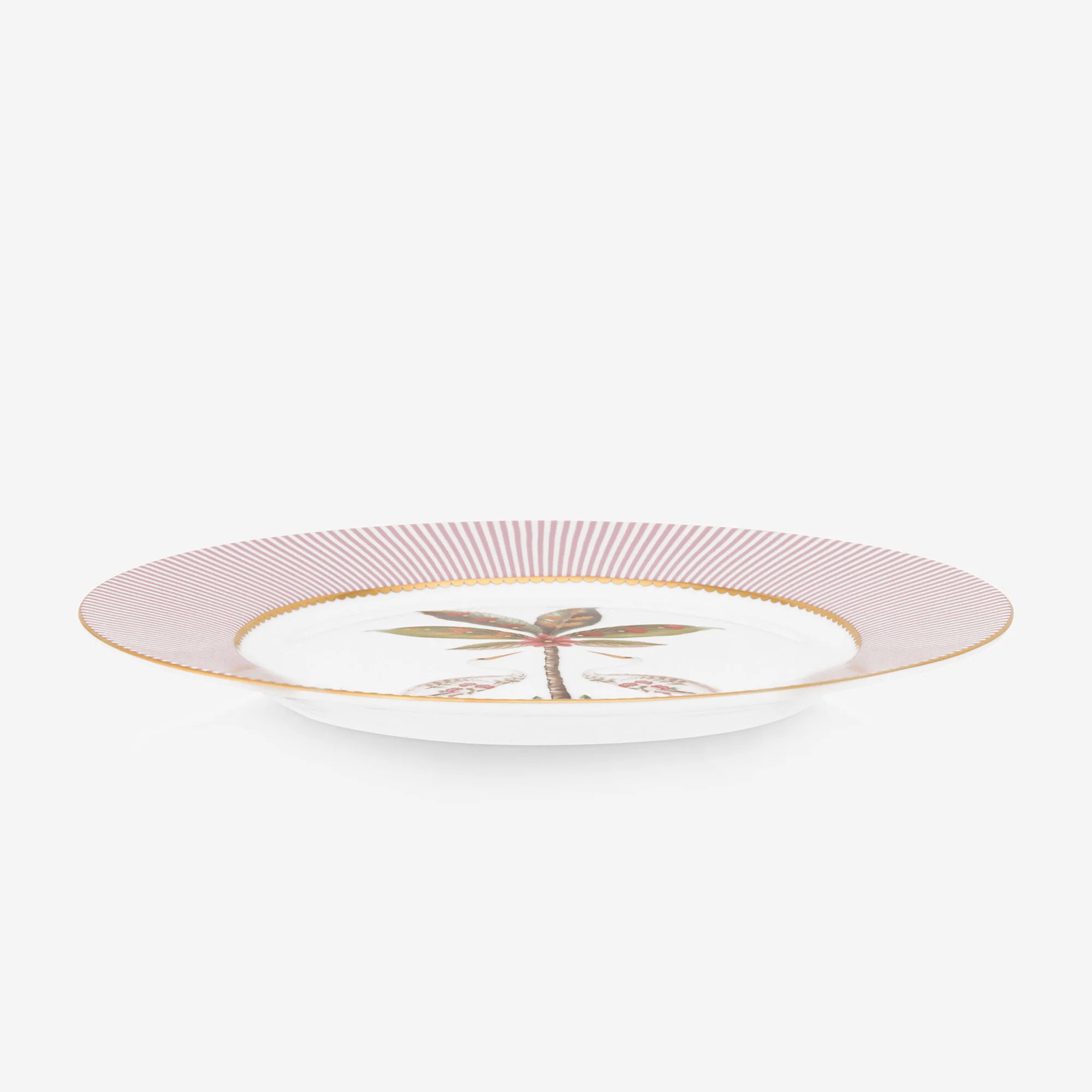 Pembe Porselen Kahvaltı Tabağı 21 Cm La Majorelle