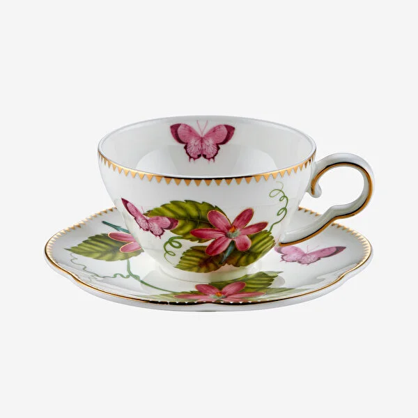 Pembe Porselen Kahve Fincan Seti 80 Ml Laura Collection by Chiara Alessi