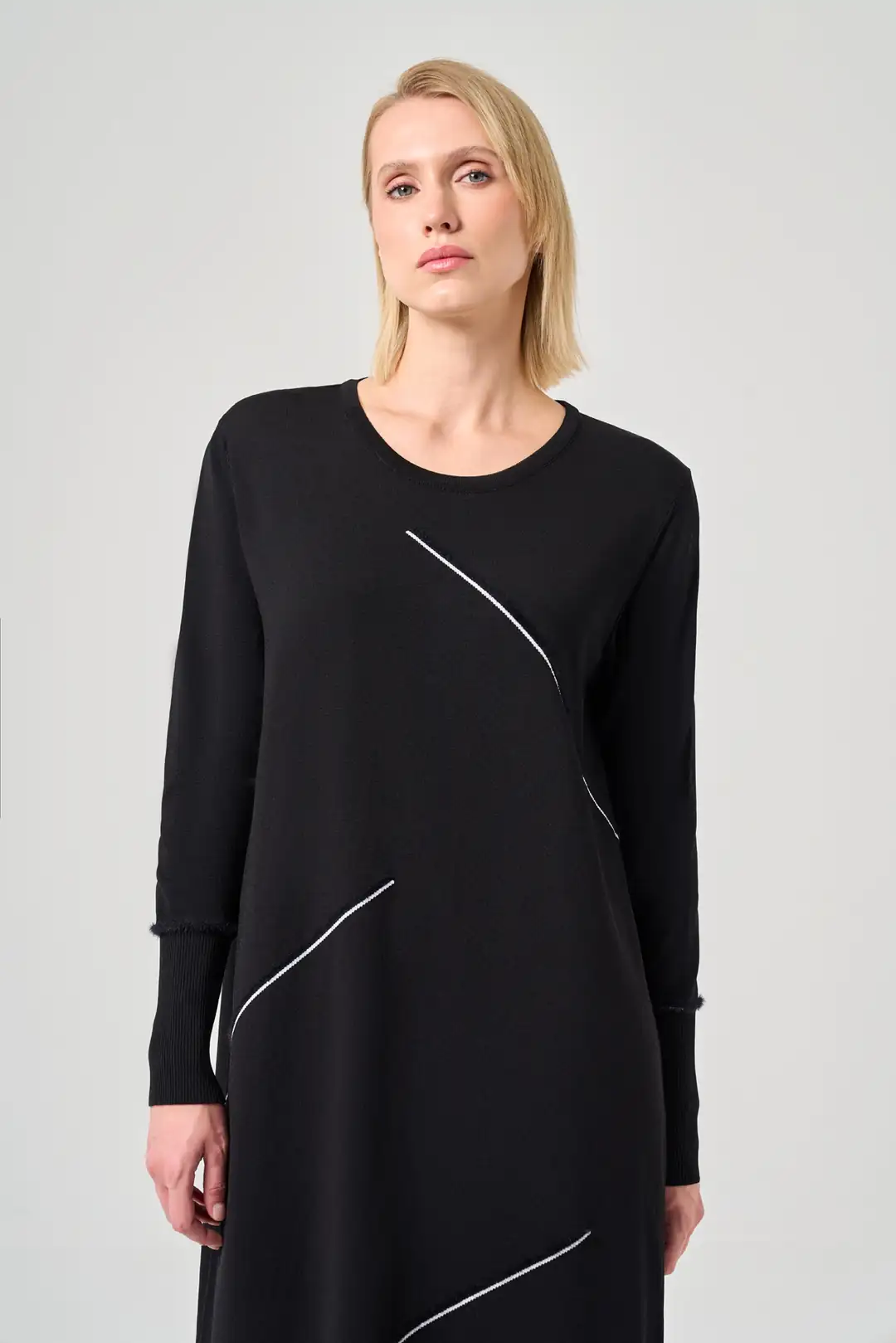 Rayon Soğuk İp Yumoş Elbise