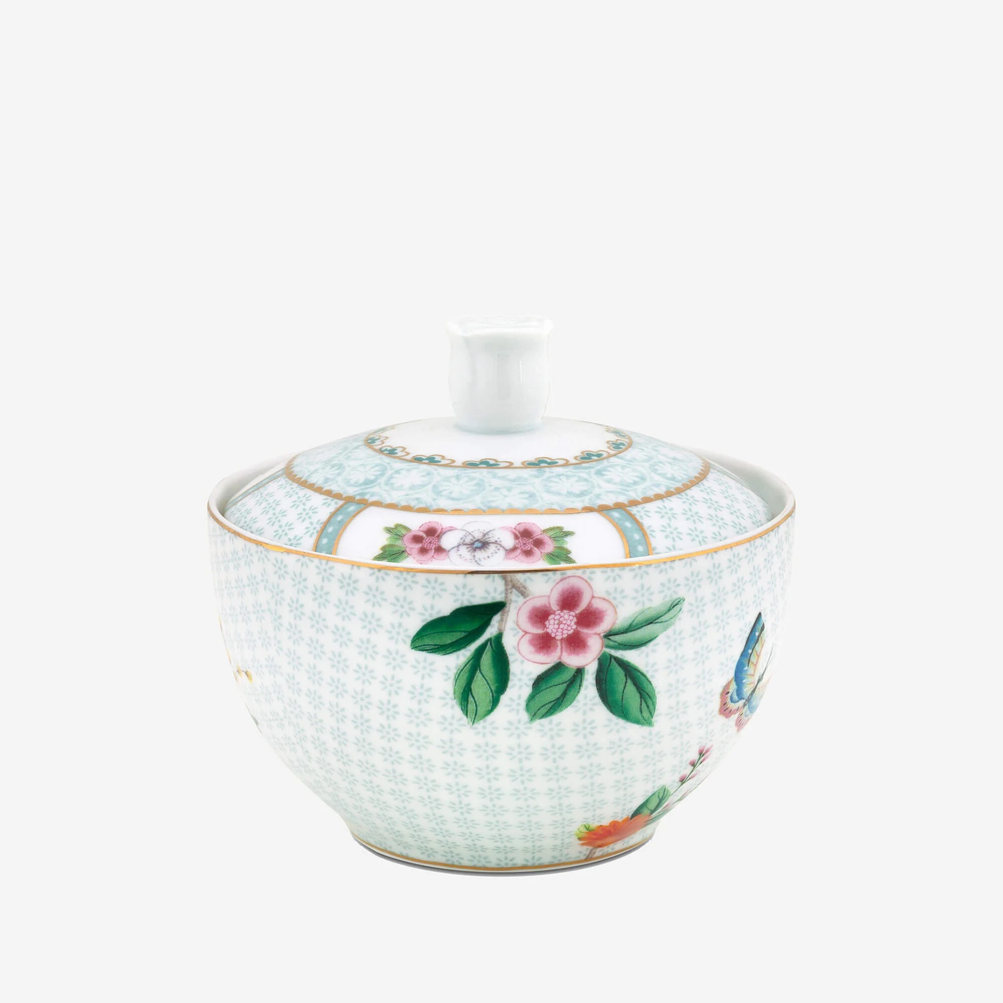 Beyaz Porselen Şekerlik 300 Ml Blushing Birds Collection by Pip Studio