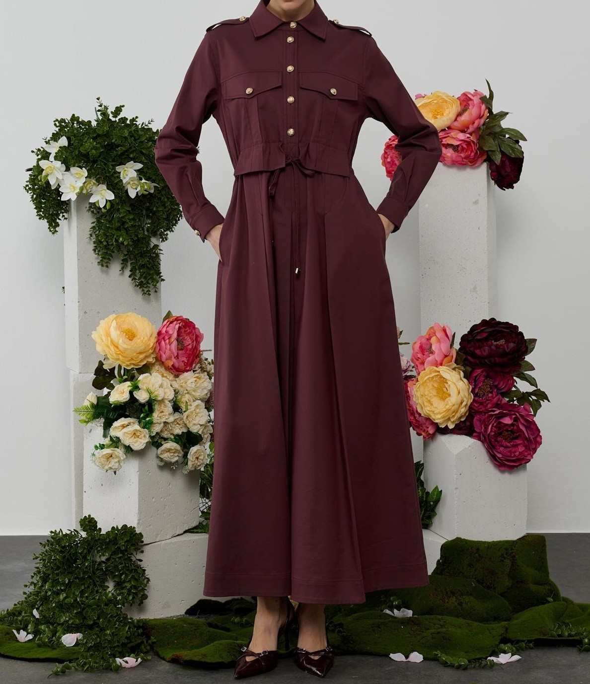 NEW DAPHNE ELBİSE MÜRDÜM