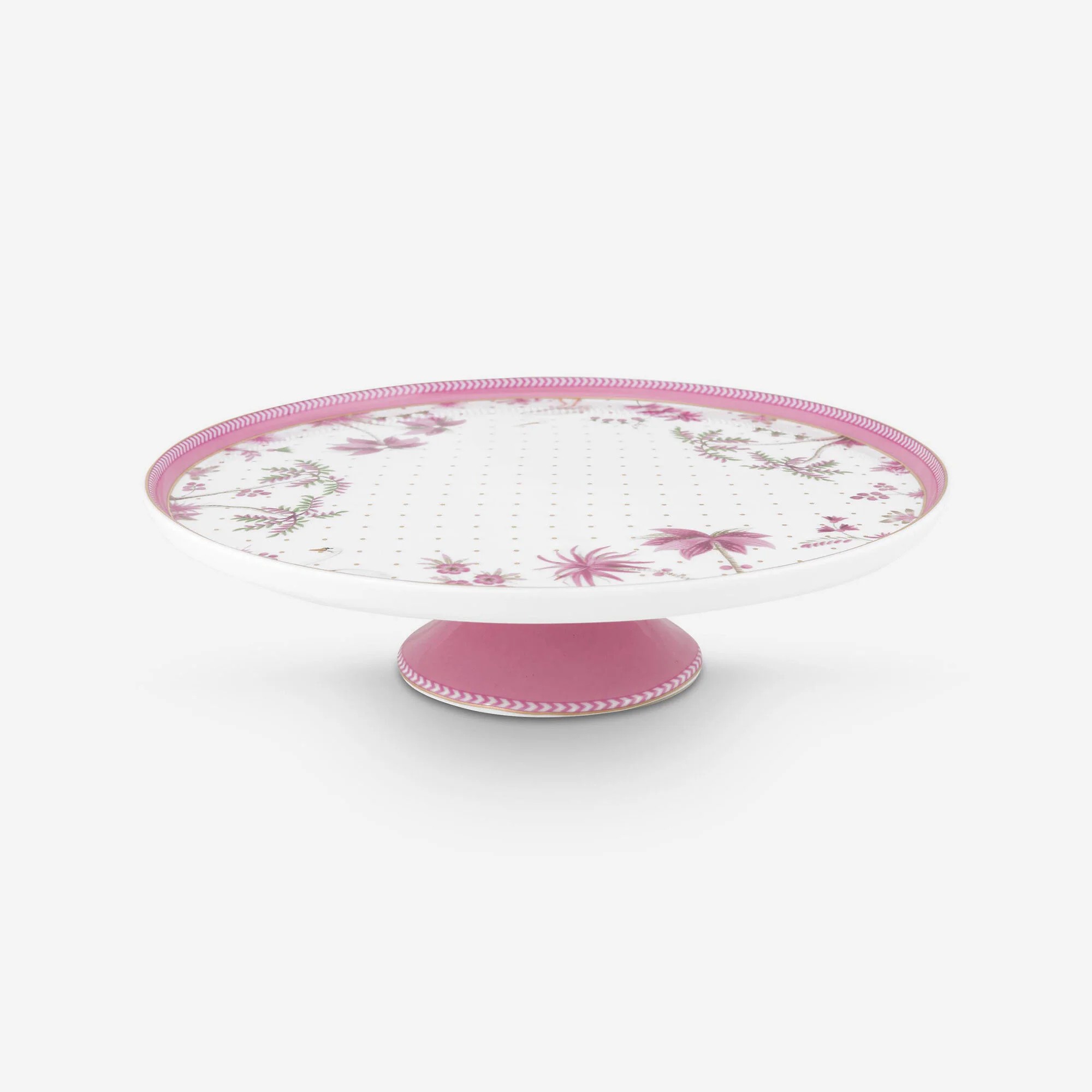 Beyaz Porselen Kek Standı 21 Cm Jolie Collection by Pip Studio