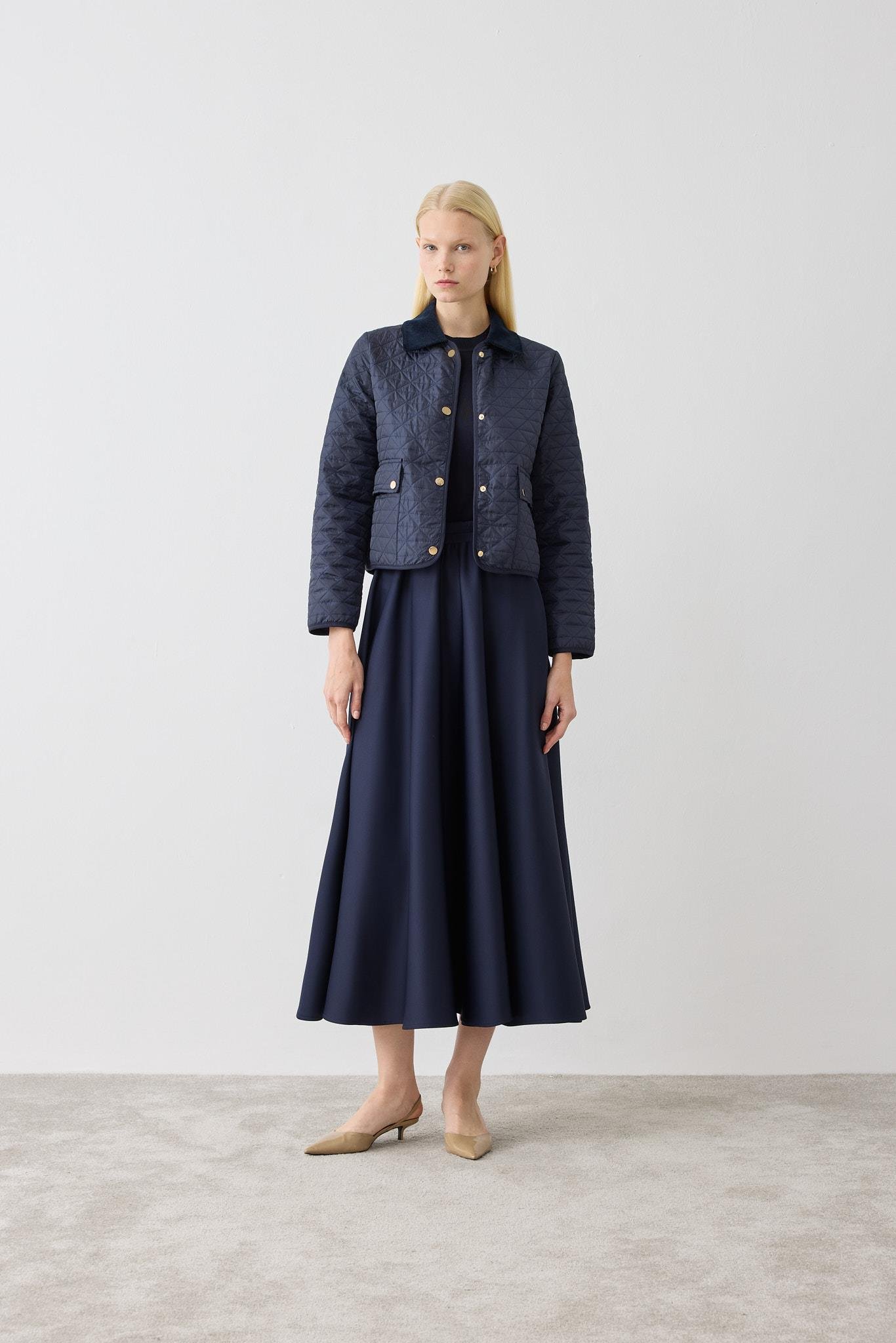 MİORİ LUMA KAPİTONE CEKETLİ SCUBA TAKIM LACİVERT