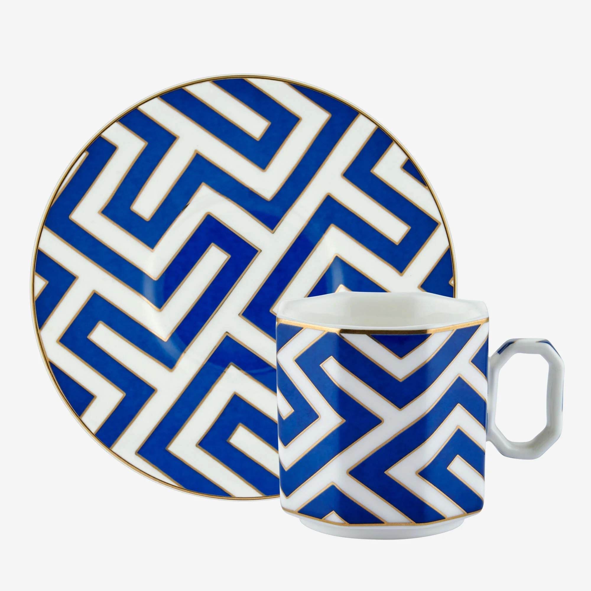 Mavi Porselen Kahve Fincan Seti 90 Ml Collection by Chiara Alessi