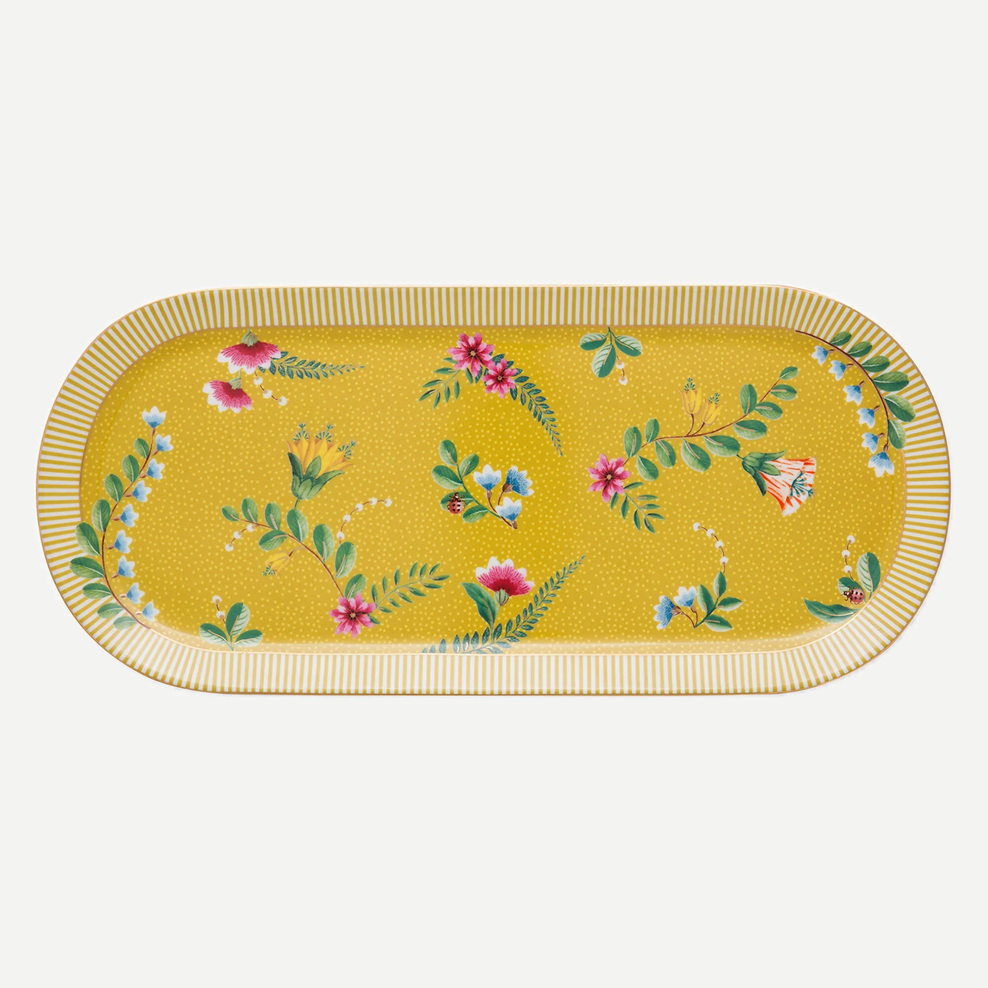 Sarı Porselen Servis Tabağı 33 Cm La Majorelle Collection by Pip Studio