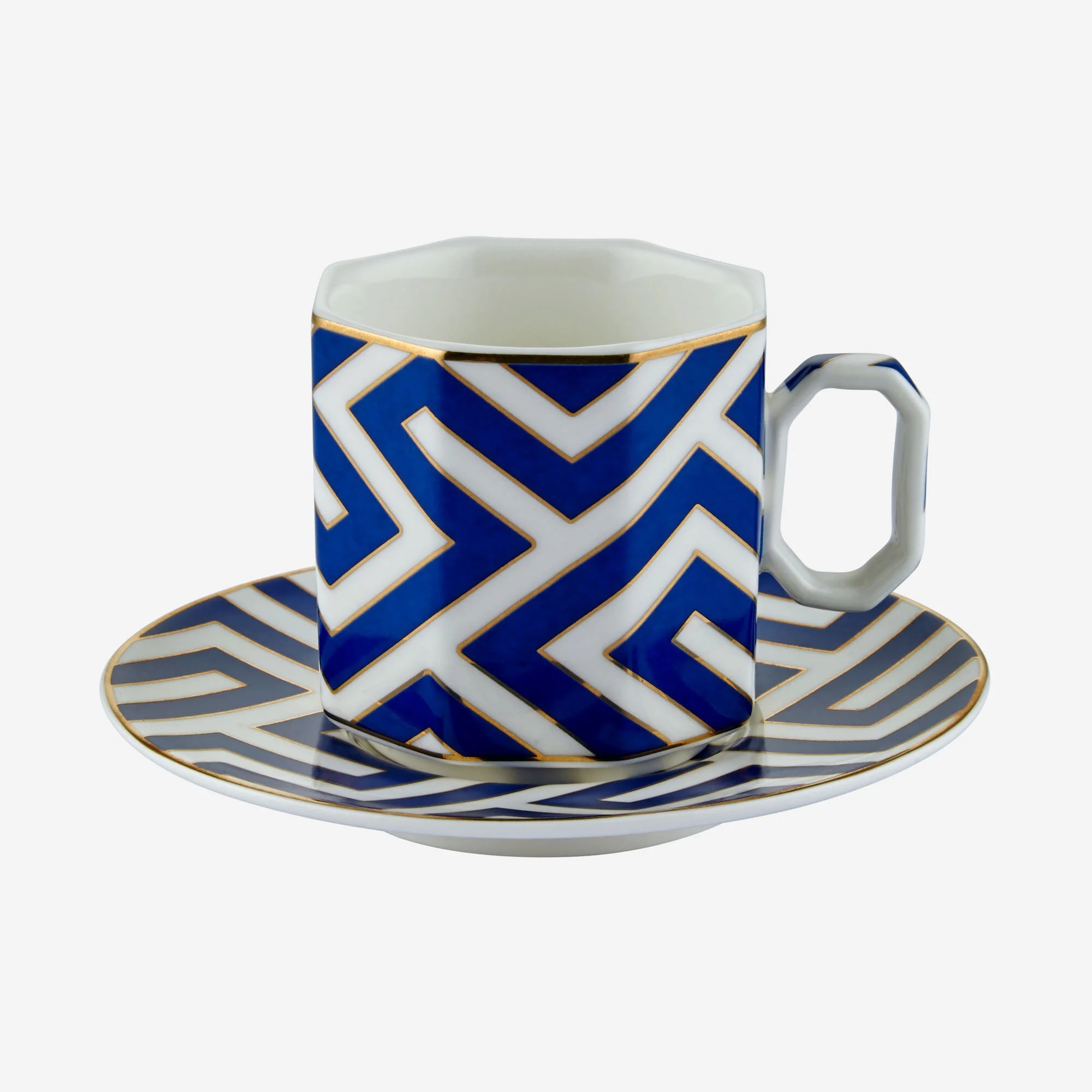 Mavi Porselen Kahve Fincan Seti 90 Ml Collection by Chiara Alessi