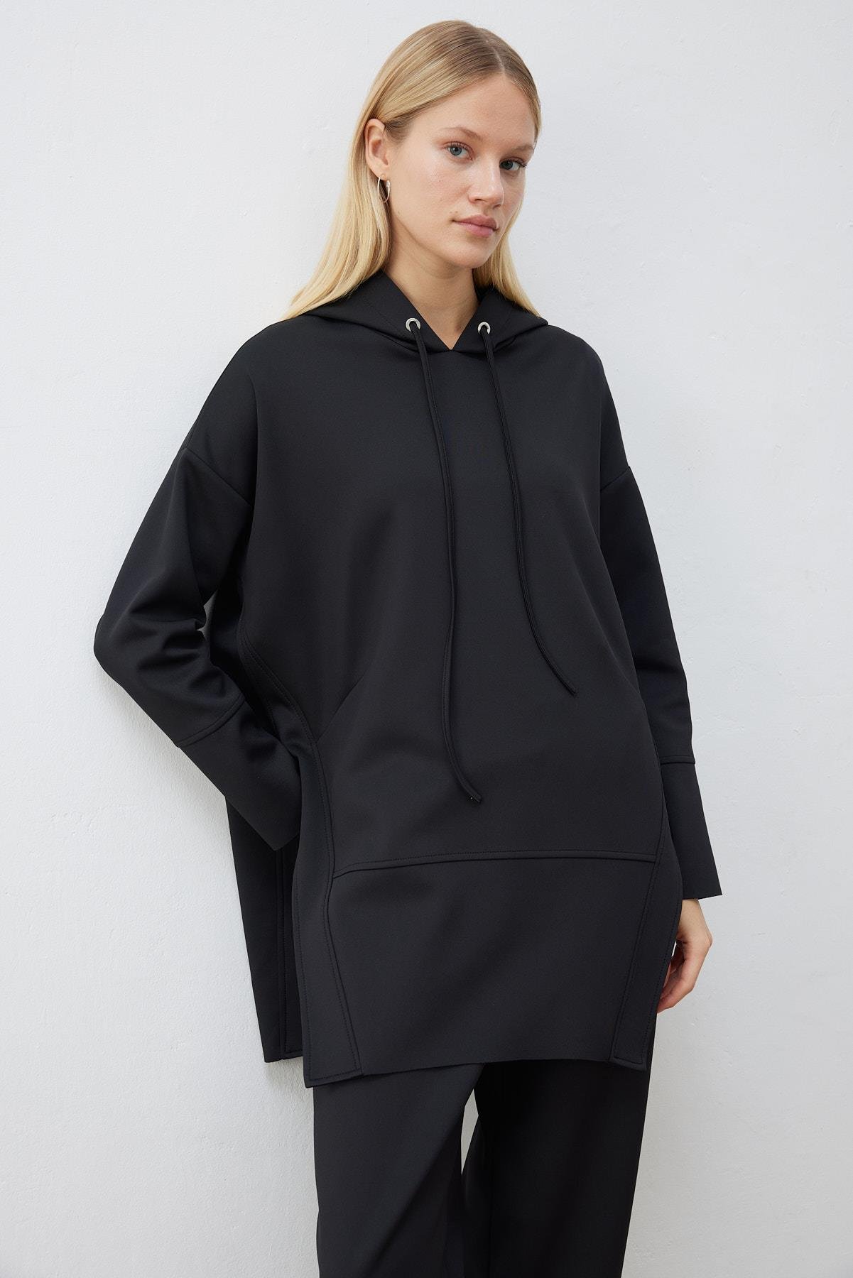 SETA SCUBA TUNIK SİYAH