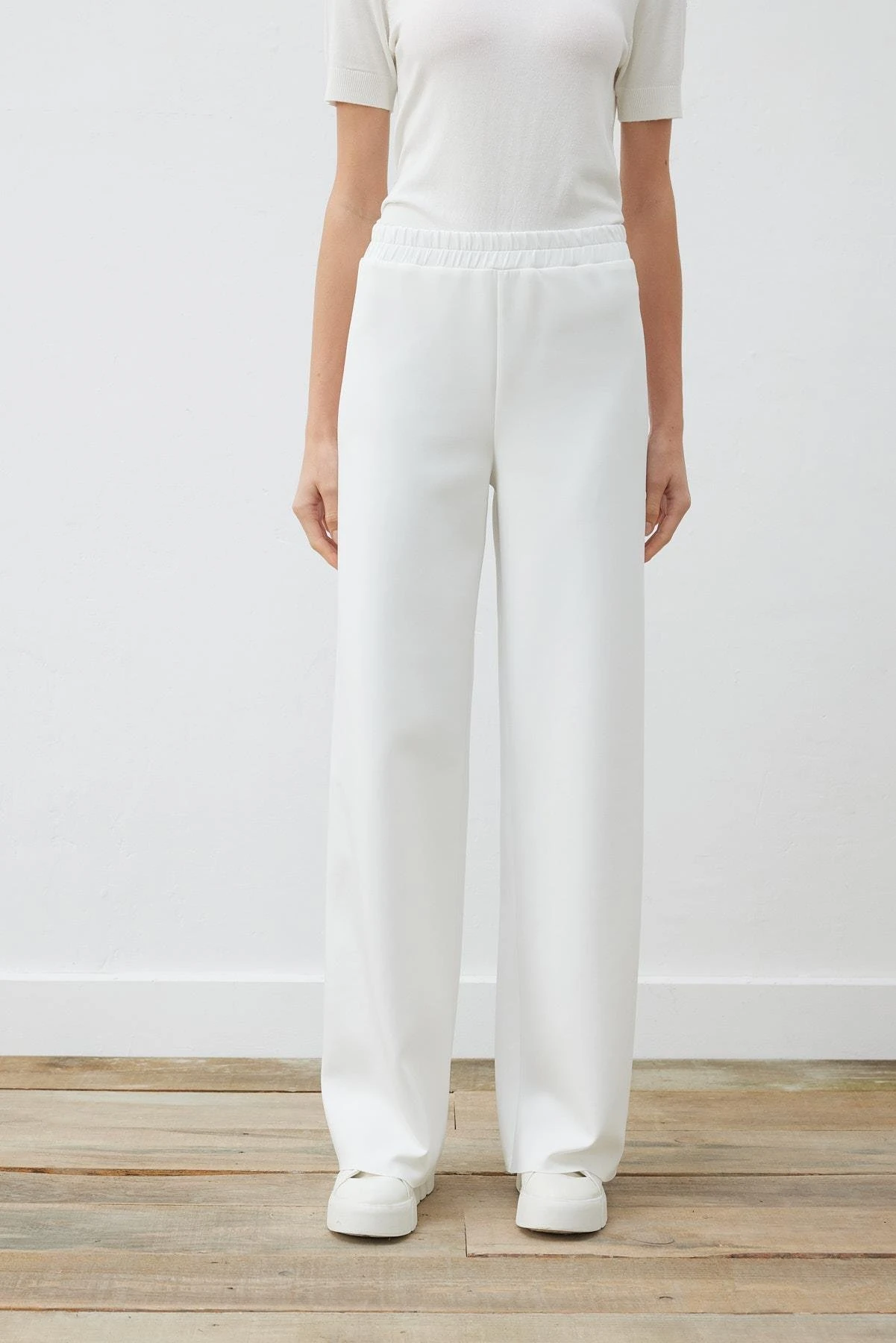 ASEL SCUBA BOL PANTOLON BEYAZ