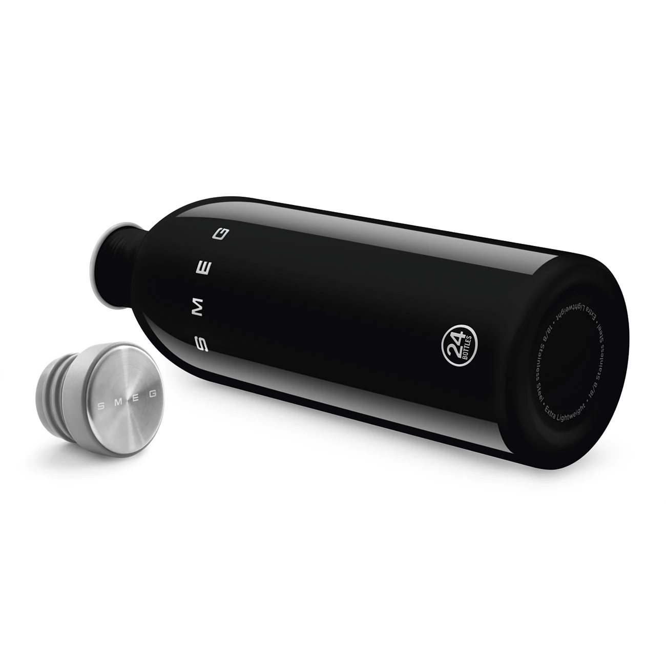 24 WATER BOTT BLACK 1 L