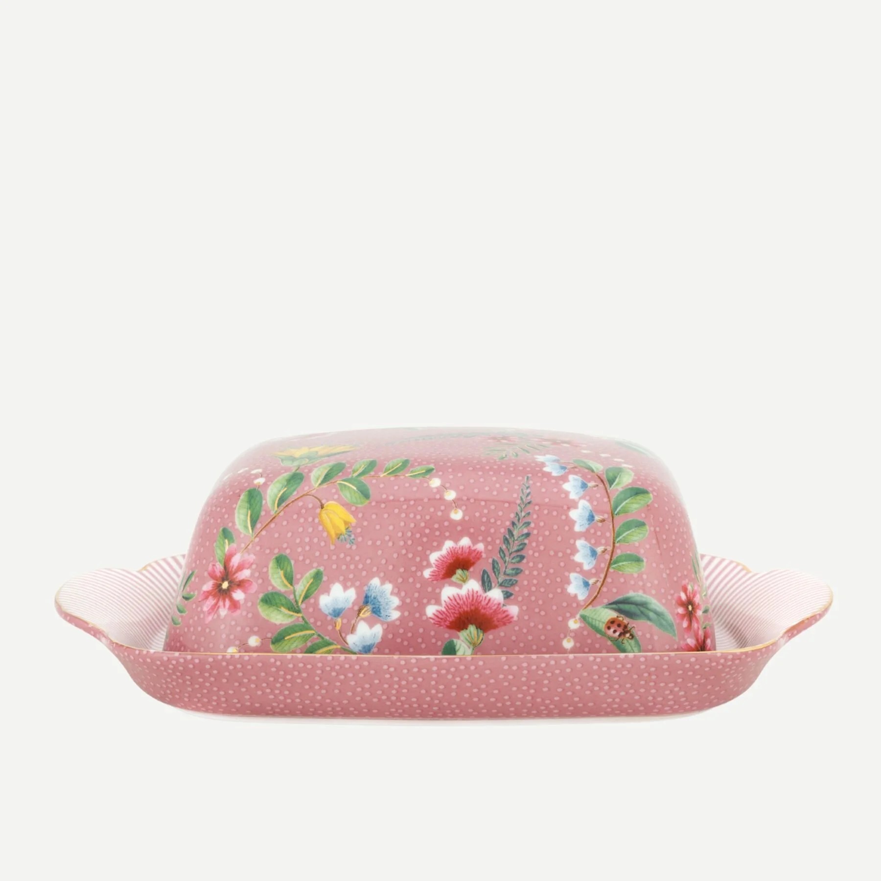 Pembe Porselen Tereyağlık 20 Cm La Majorelle Collection by Pip Studio