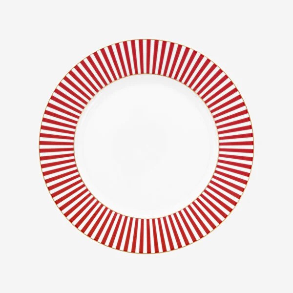 Pembe Porselen Kahvaltı Tabağı 21 Cm Royal Stripes Collection by Pip Studio