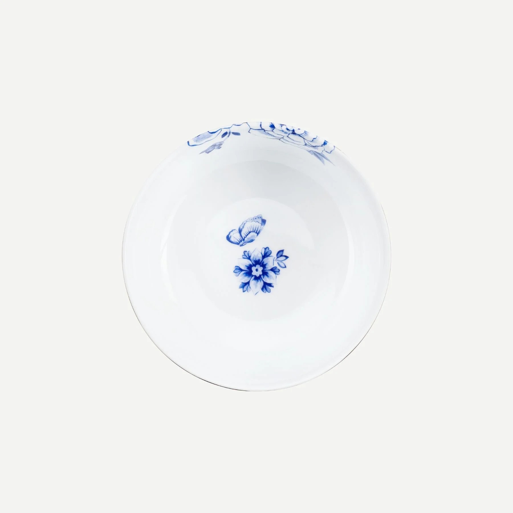 Mavi Beyaz Porselen Kase 12,5 Cm Royal White Collection by Pip Studio