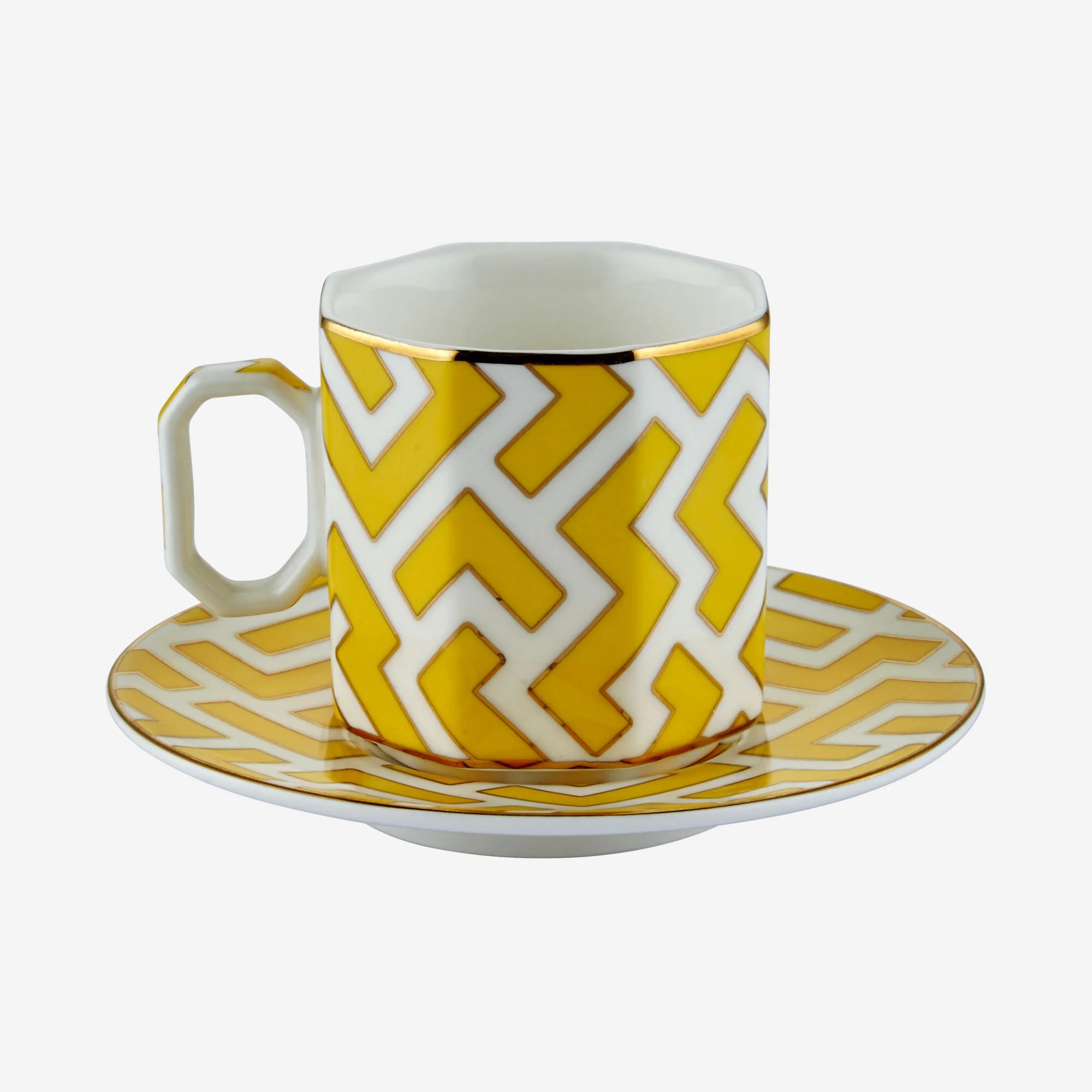 Sarı Porselen Kahve Fincan Seti 90 Ml Collection by Chiara Alessi