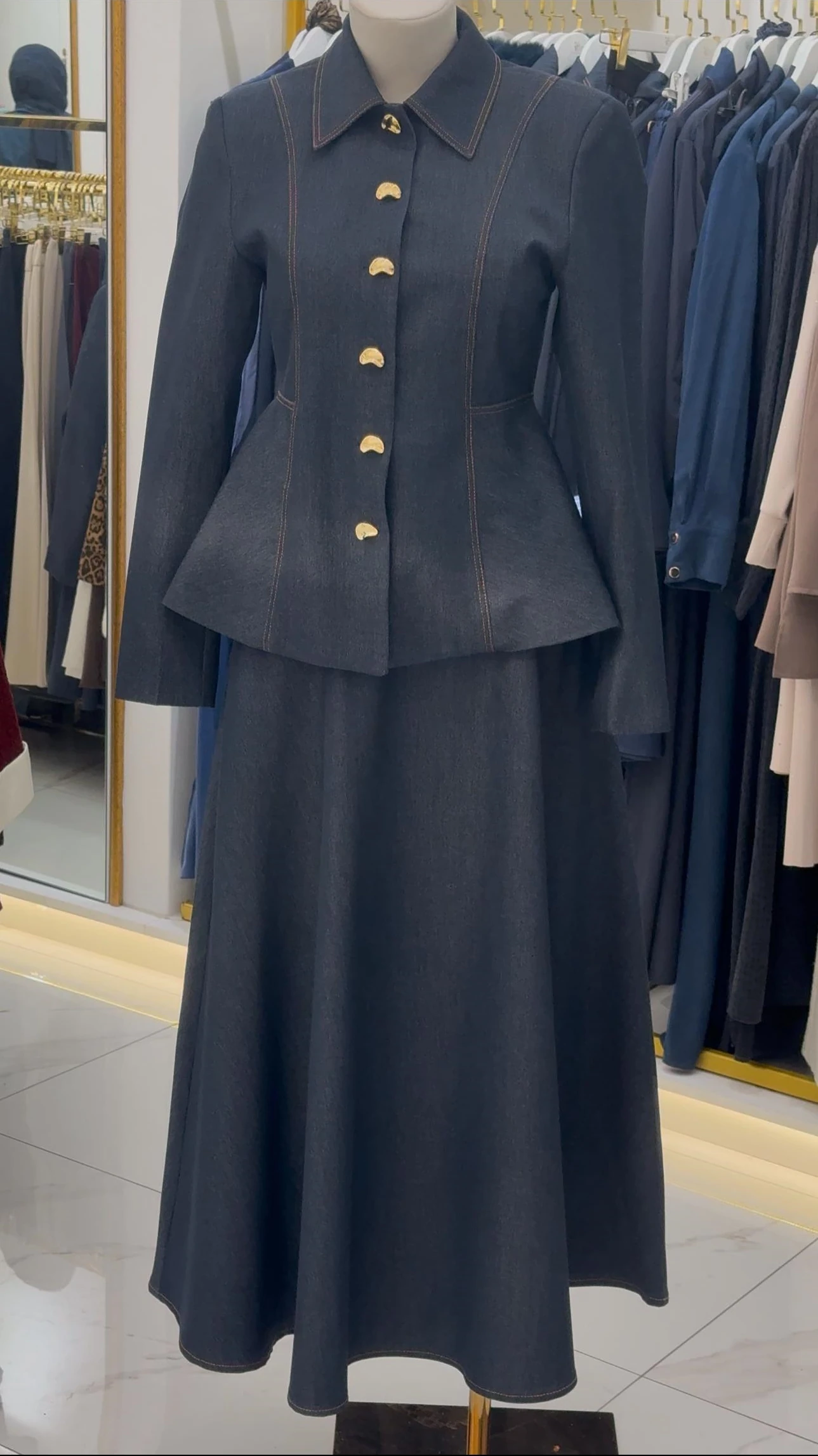 DENİM KOT ETEK TAKIM 