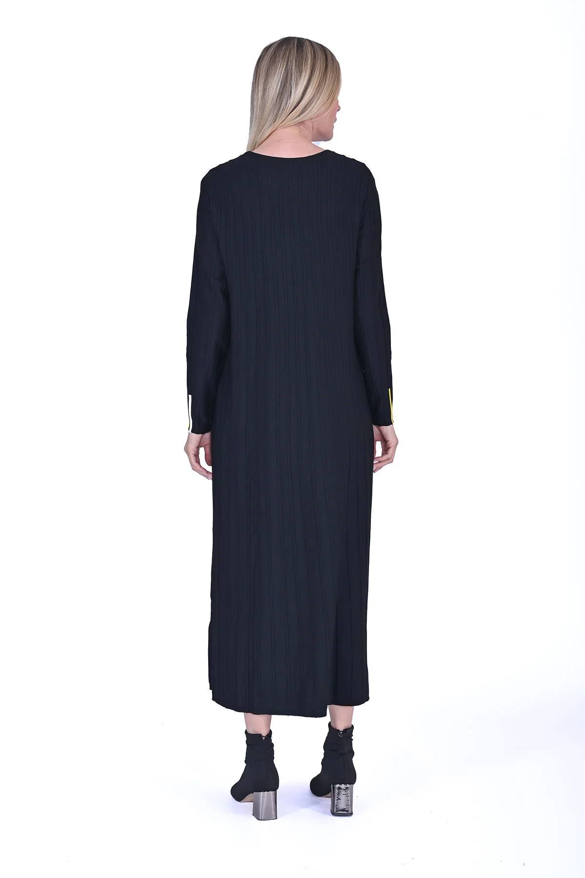 Çubuk Triko Tunik SİYAH