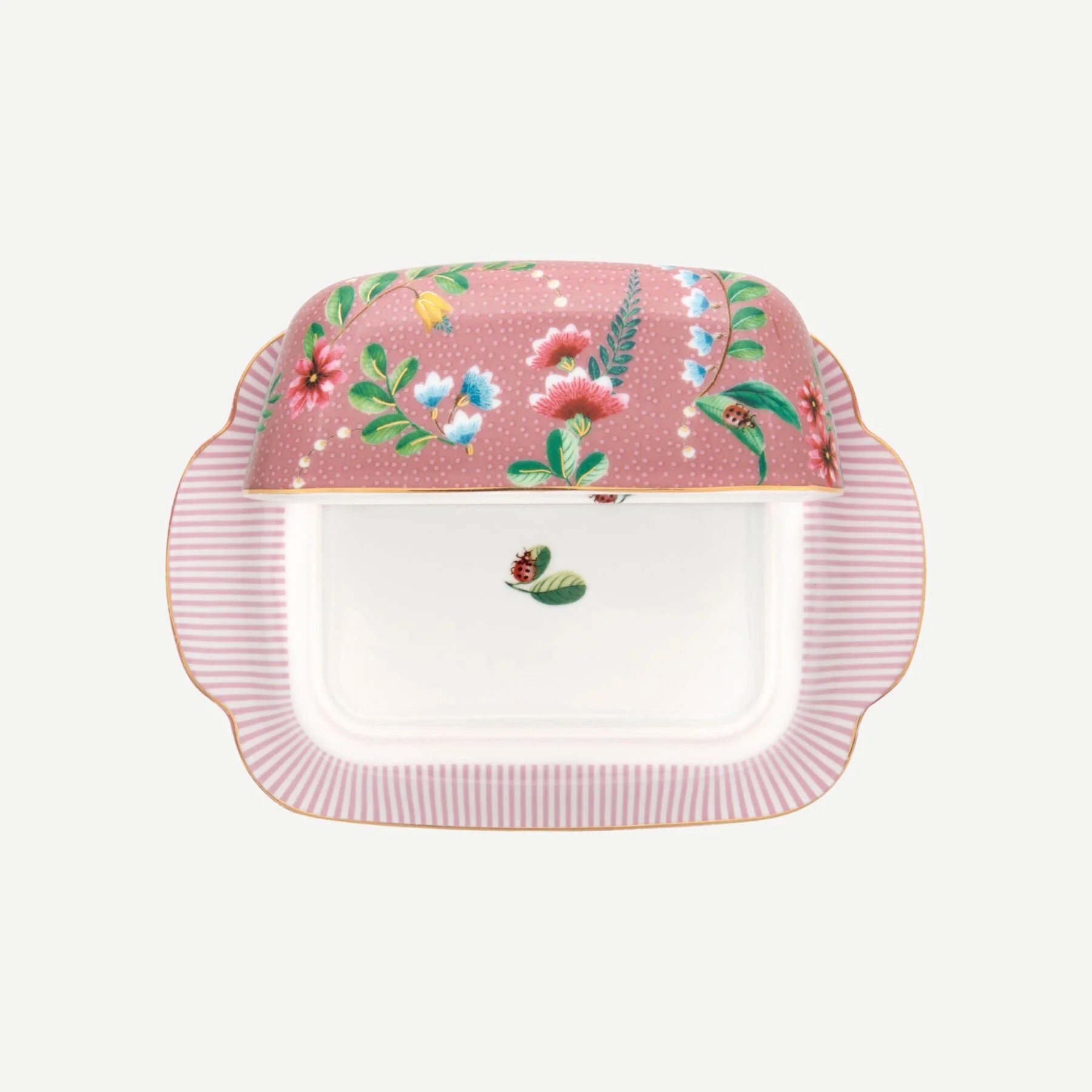 Pembe Porselen Tereyağlık 20 Cm La Majorelle Collection by Pip Studio