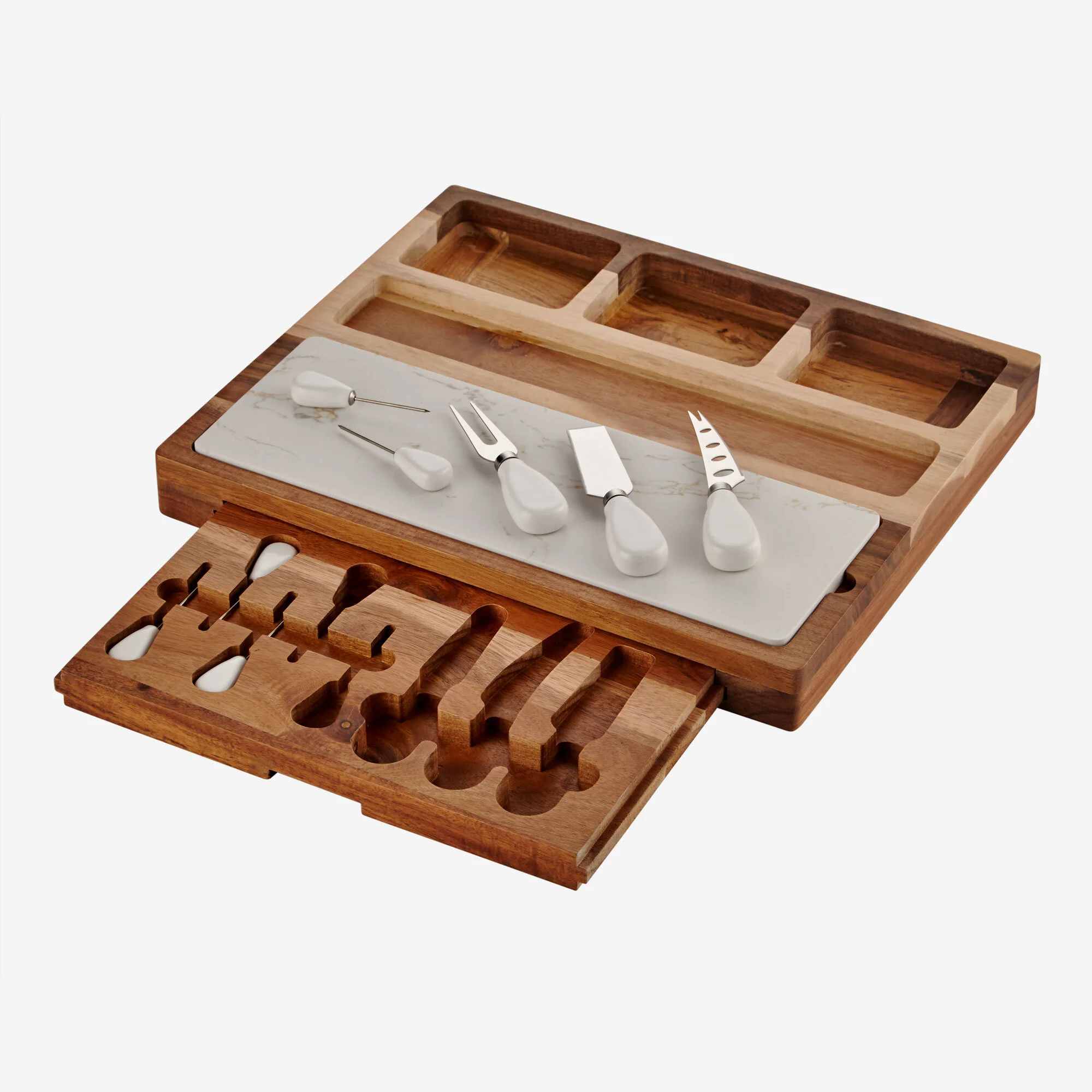 Kahverengi Ahşap Peynir Sunum Tabağı Collection by Chiara Alessi