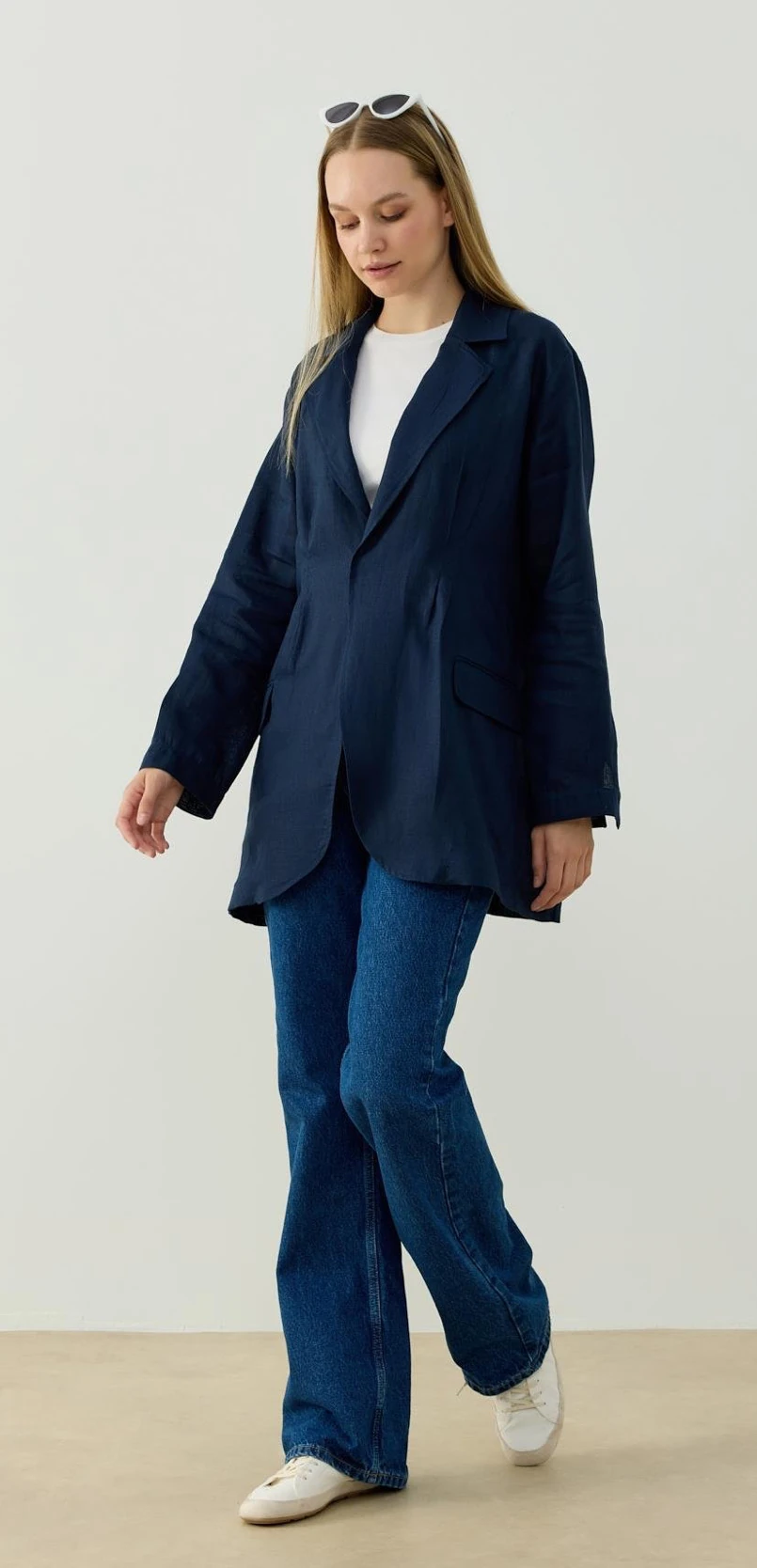 GRACE BLAZER CEKET LACİVERT